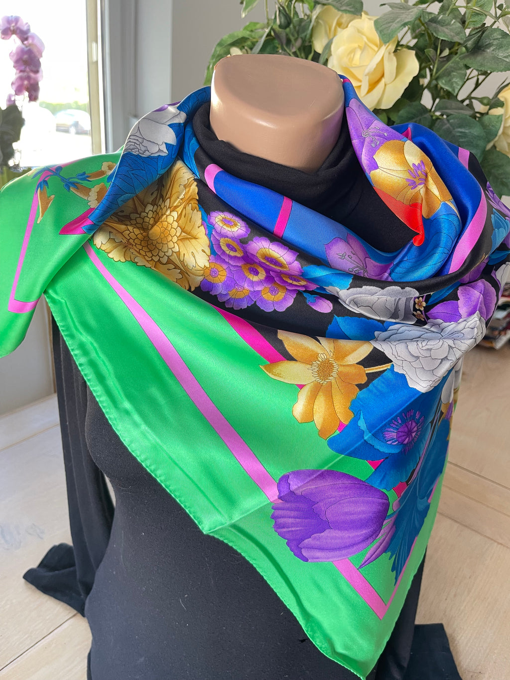 LEONARD foulard carré schal sjaal seide soie silk