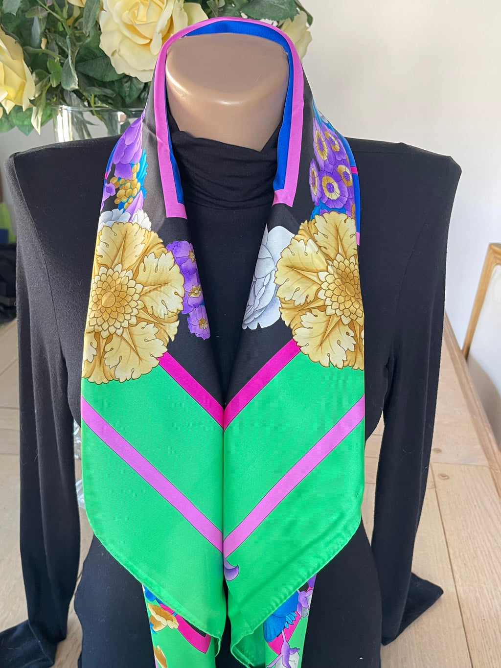LEONARD foulard carré schal sjaal seide soie silk
