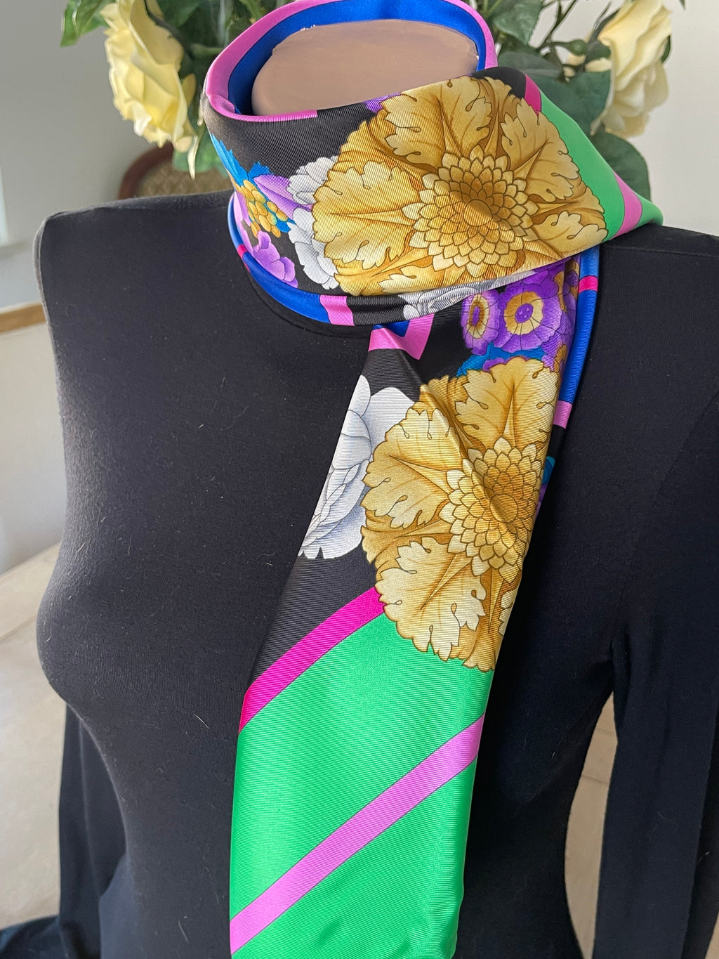 LEONARD foulard carré schal sjaal seide soie silk