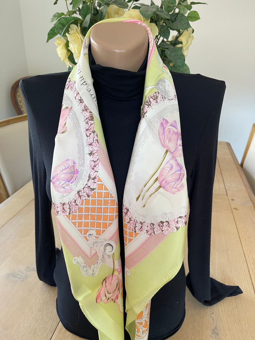 Cartier Carré foulard Schal sjaal seide soie silk