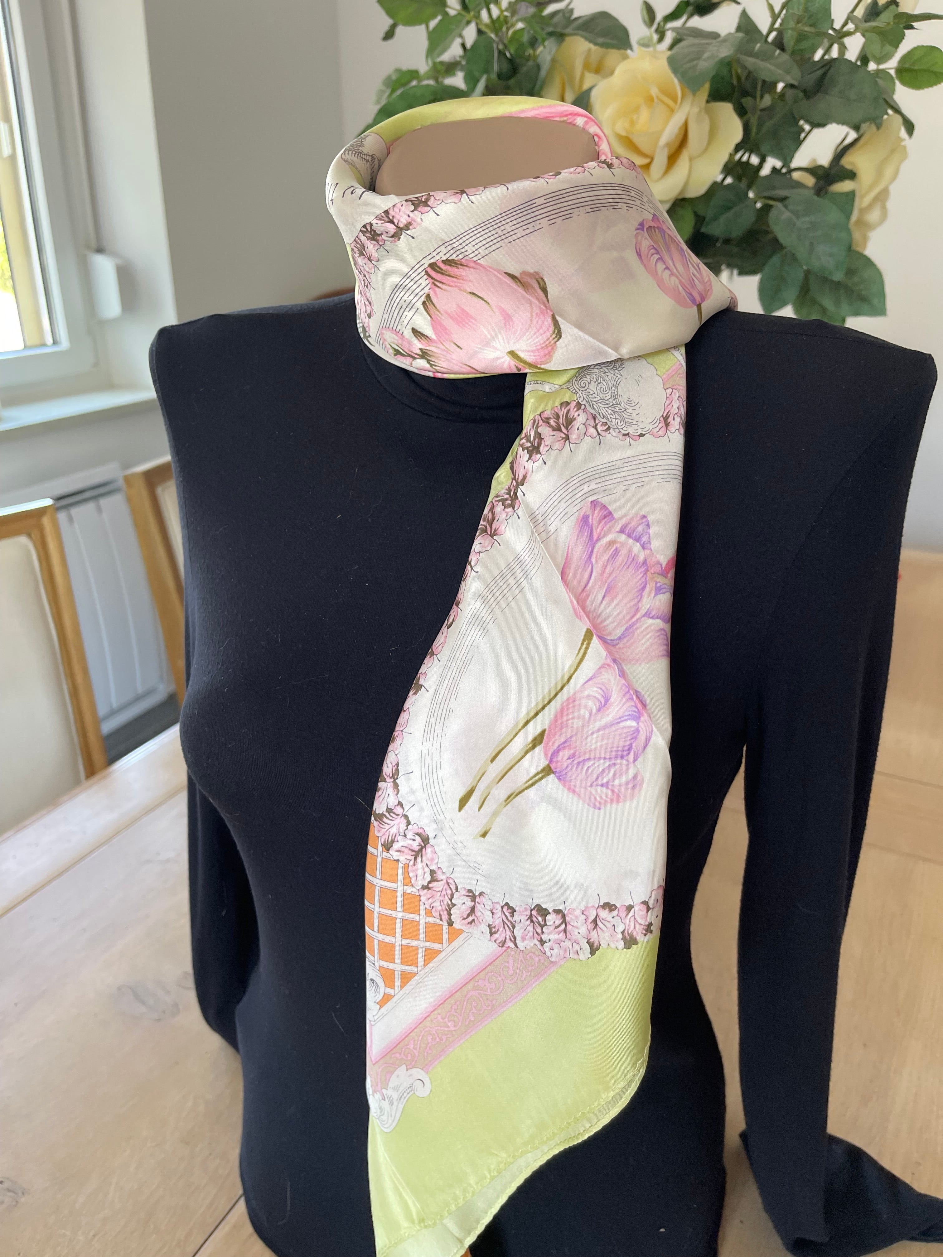 Cartier Carré foulard Schal sjaal seide soie silk
