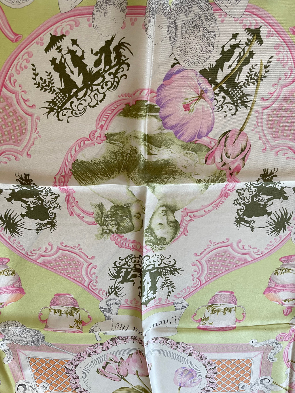 Cartier Carré foulard Schal sjaal seide soie silk