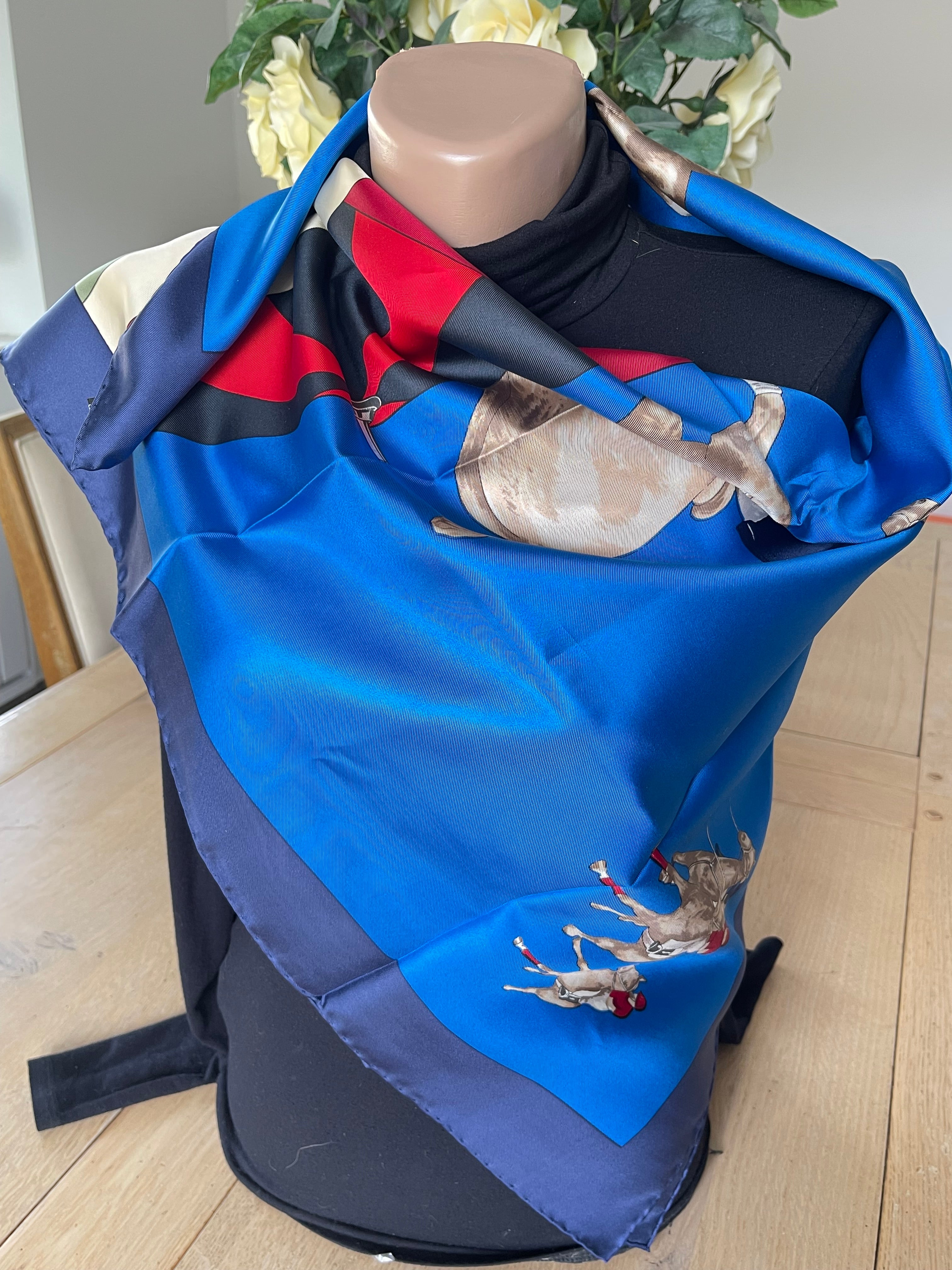 Daniel La Foret carré foulard schal sjaal silk soie