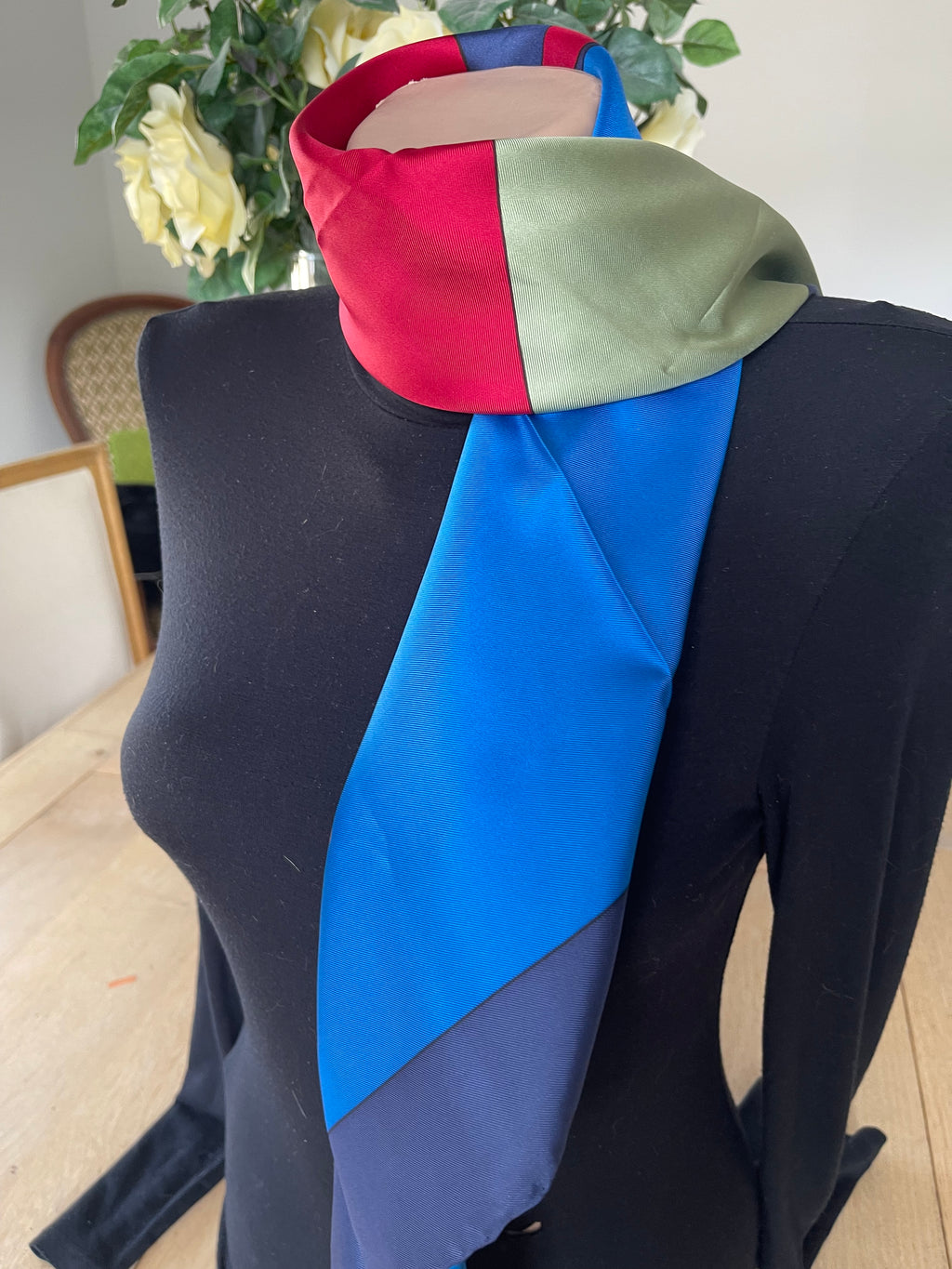 Daniel La Foret carré foulard schal sjaal silk soie