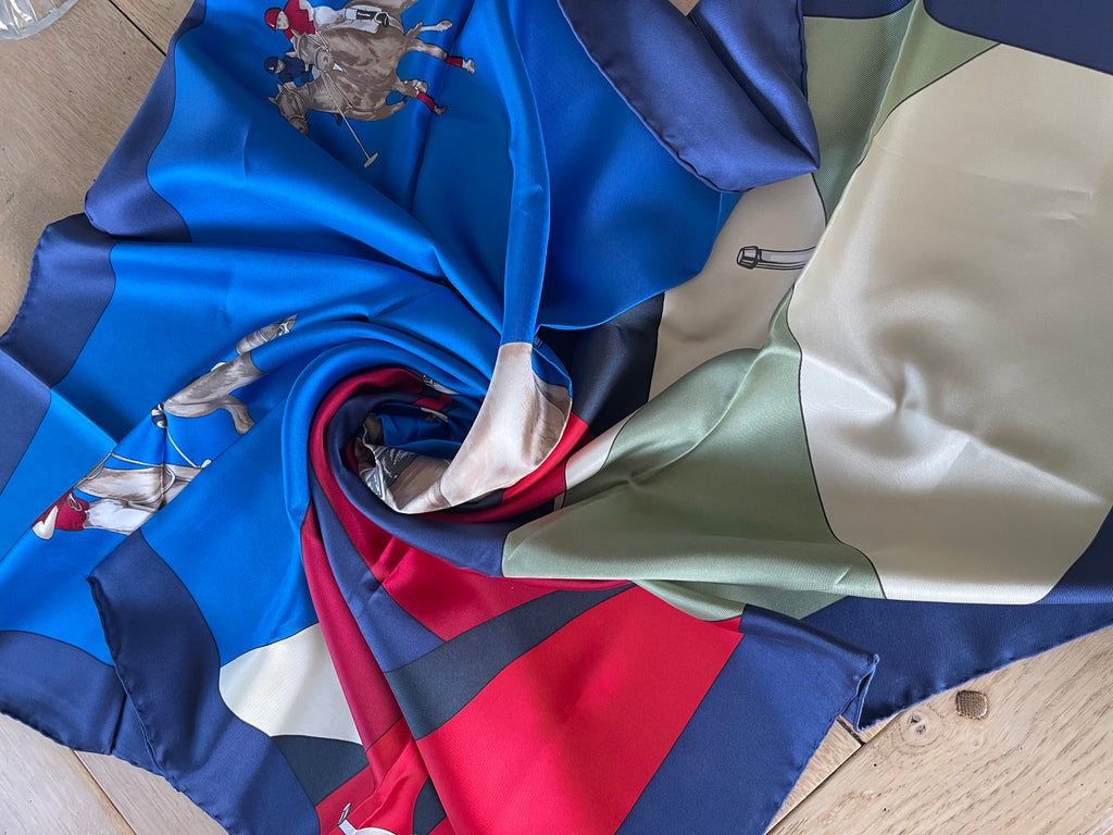 Daniel La Foret carré foulard schal sjaal silk soie