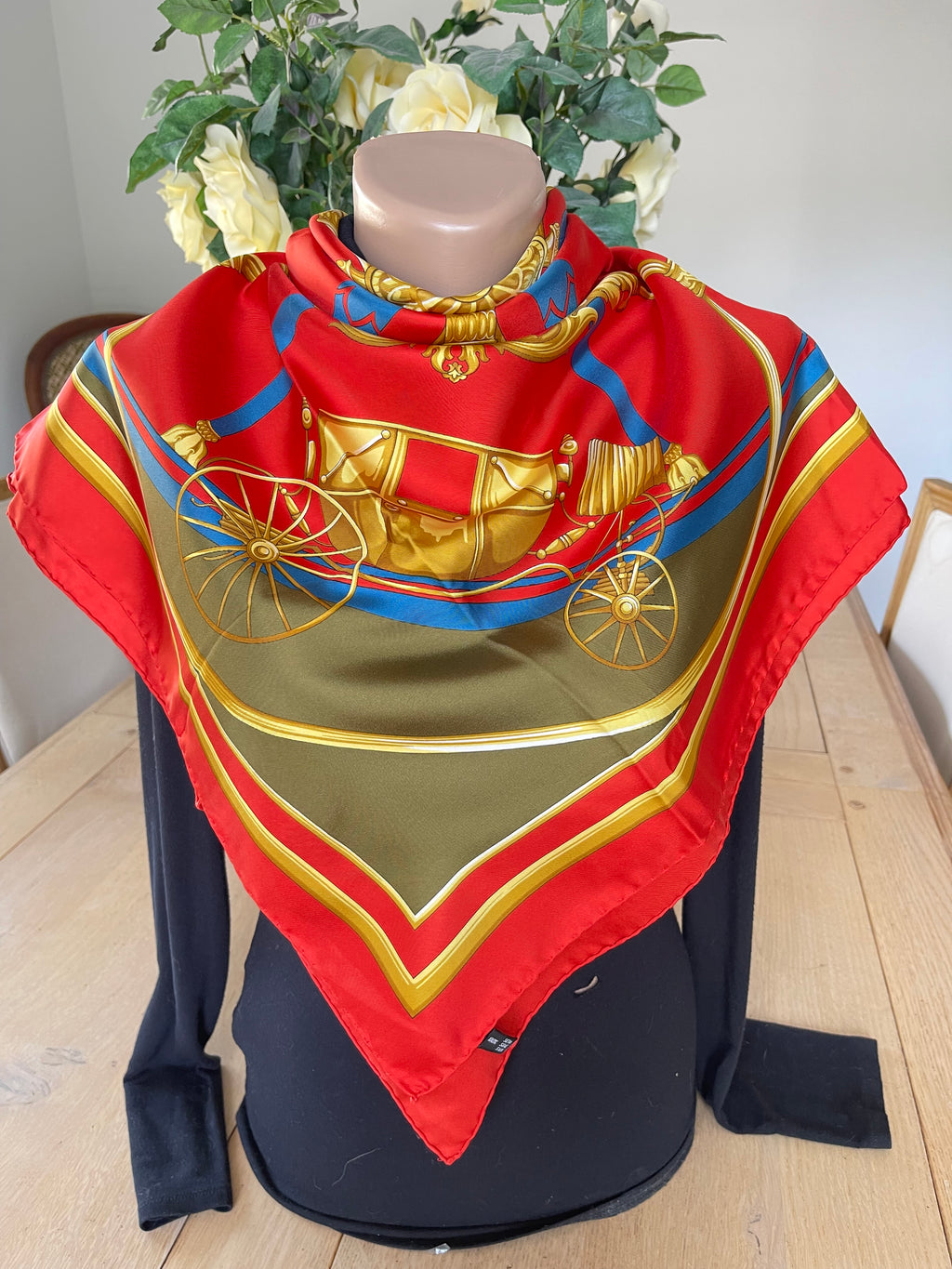 R di RATTI carré foulard schal sjaal silk seide soie