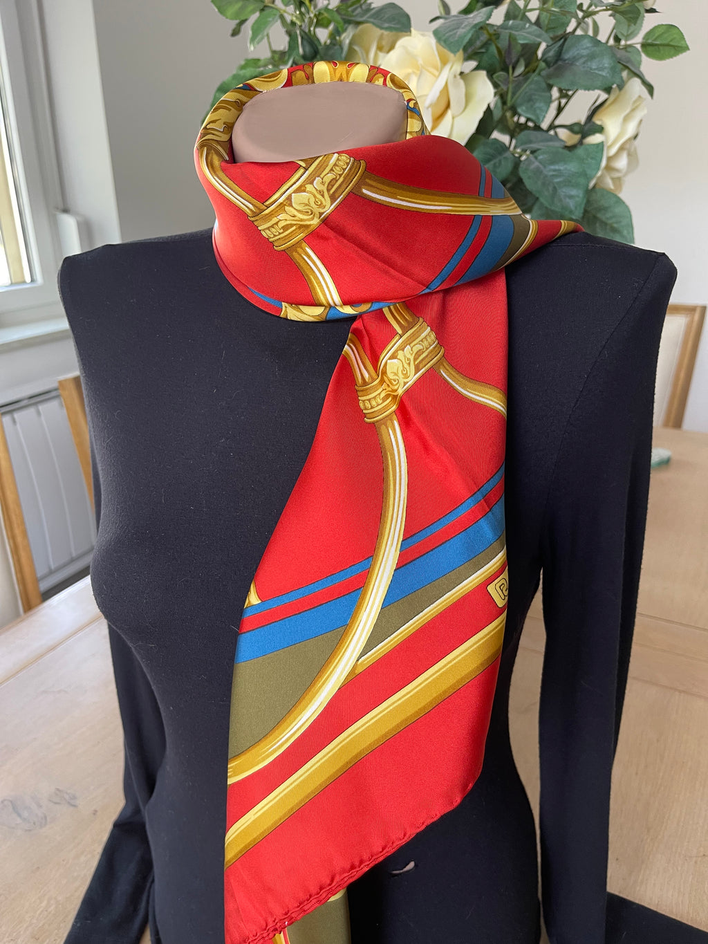 R di RATTI carré foulard schal sjaal silk seide soie