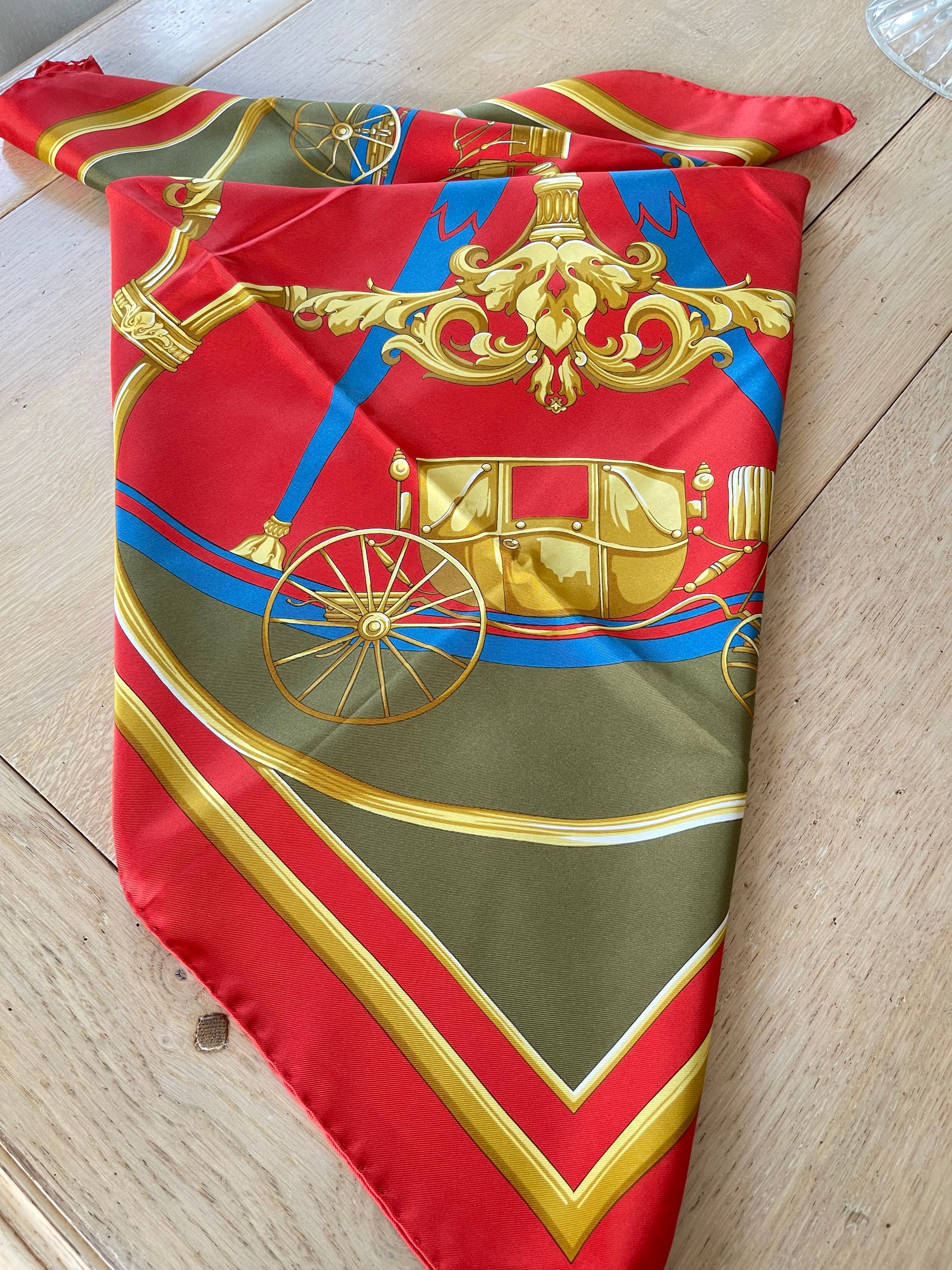 R di RATTI carré foulard schal sjaal silk seide soie