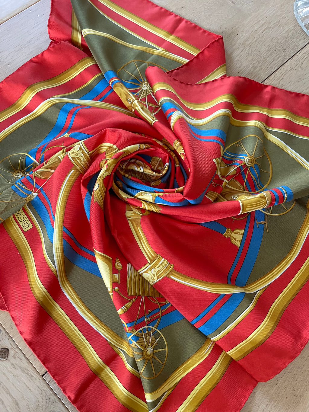 R di RATTI carré foulard schal sjaal silk seide soie