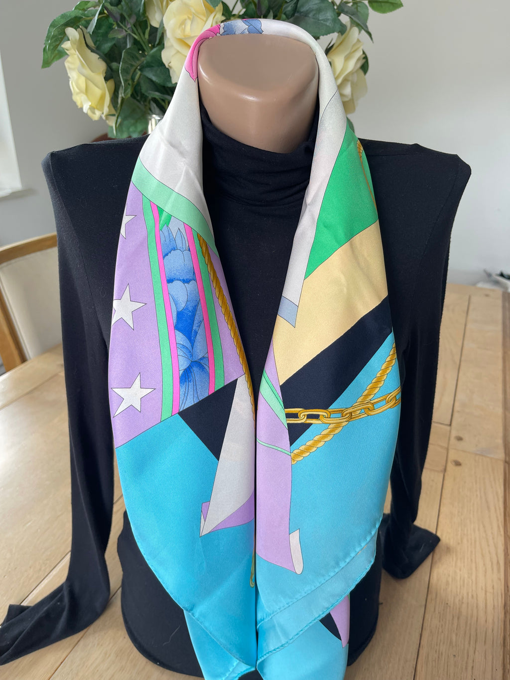 LEONARD foulard carré schal scarf sjaal seide silk soie
