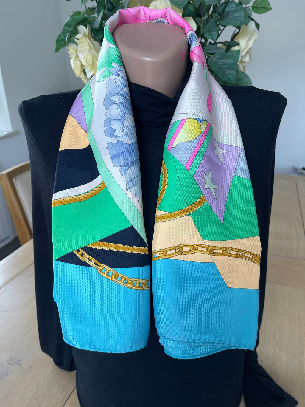 LEONARD foulard carré schal scarf sjaal seide silk soie