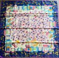CACHAREL foulard carré scarf seide silk soie