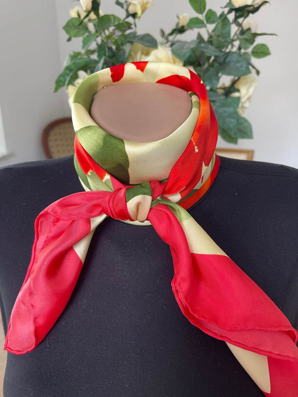 TORRENTE carré foulard scarf schal sjaal seide soie silk