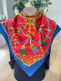 PAUL VERLAINE carré foulard schar schal sjaal seide soie silk