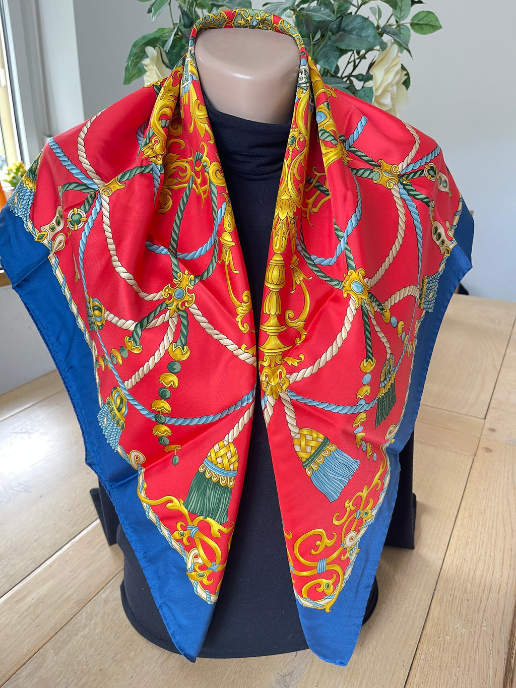 PAUL VERLAINE carré foulard schar schal sjaal seide soie silk