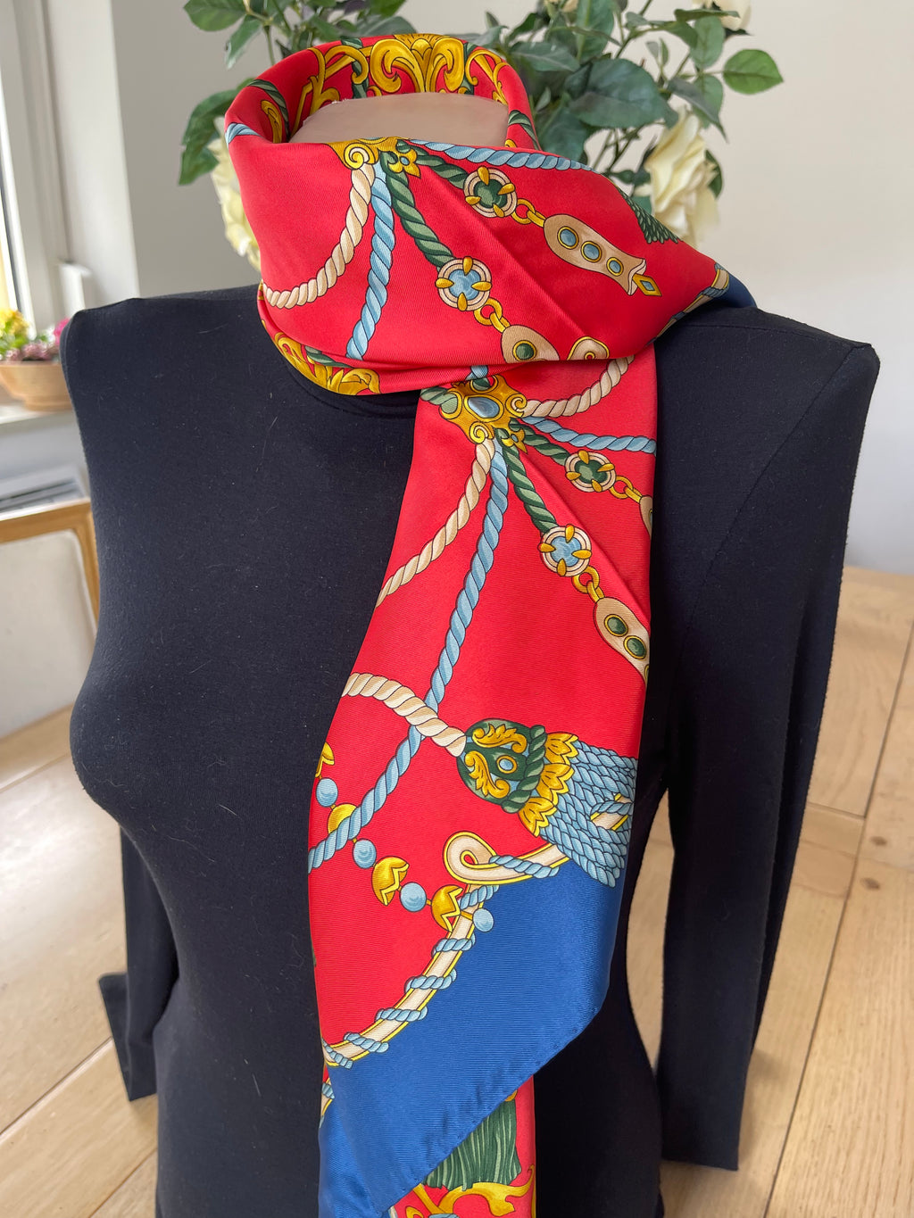 PAUL VERLAINE carré foulard schar schal sjaal seide soie silk