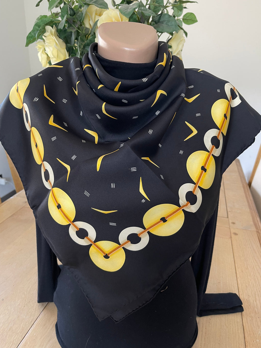 BulgarI scarf foulard schal sjaal seide silk soie
