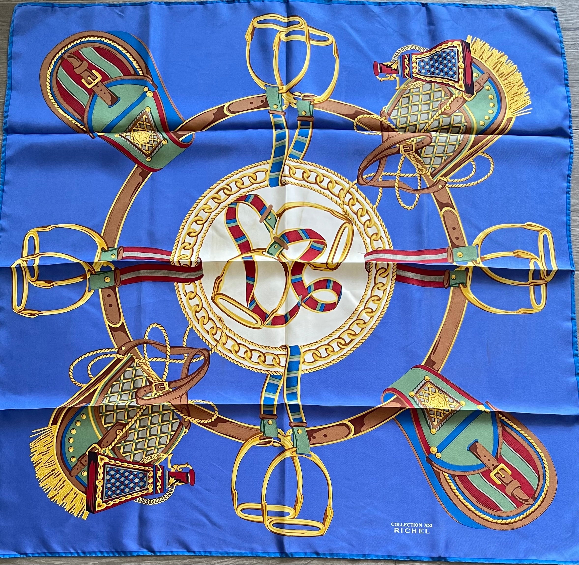 RICHEL carré foulard scarf schal sjaal seide silk soie