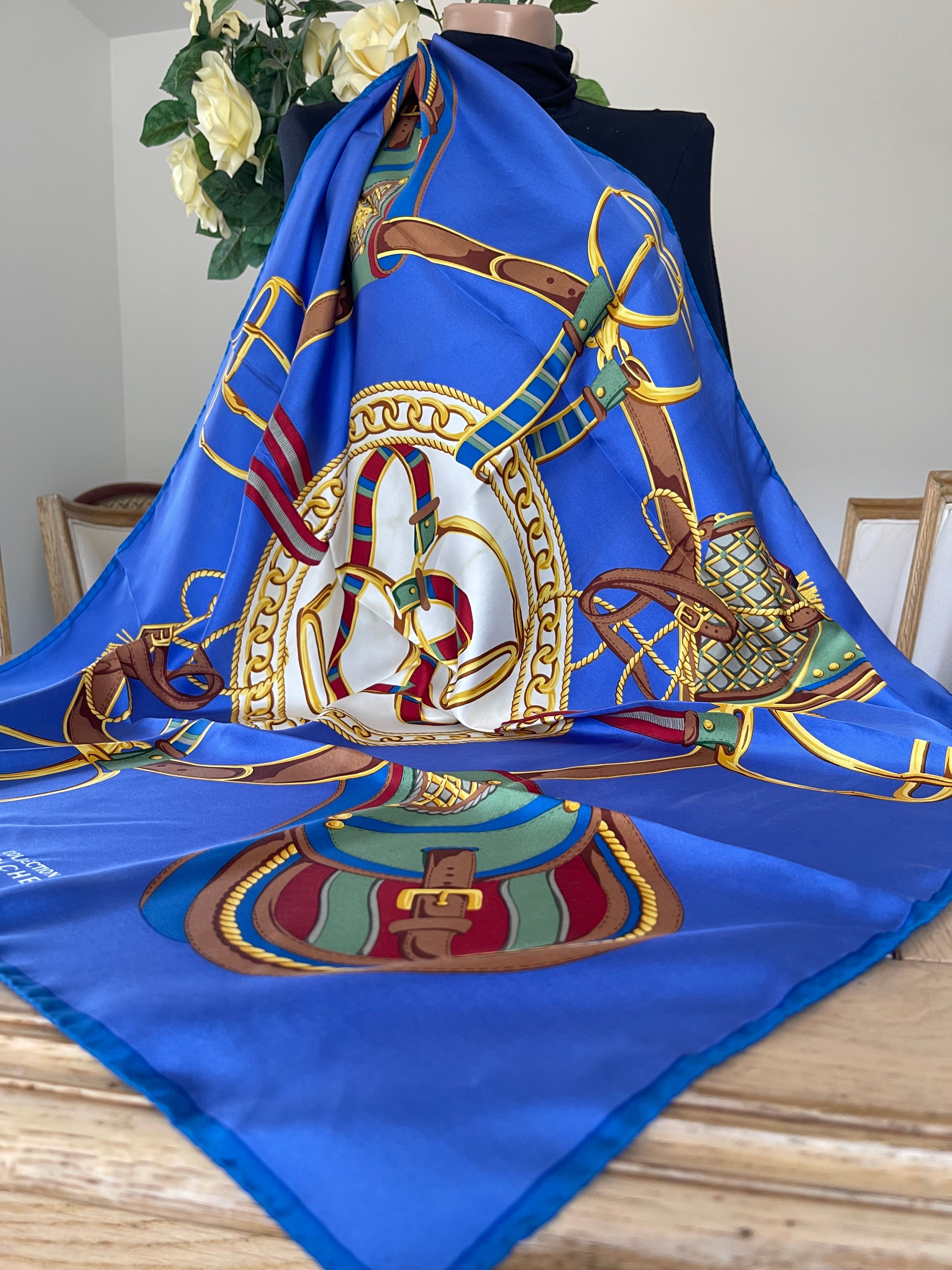 RICHEL carré foulard scarf schal sjaal seide silk soie