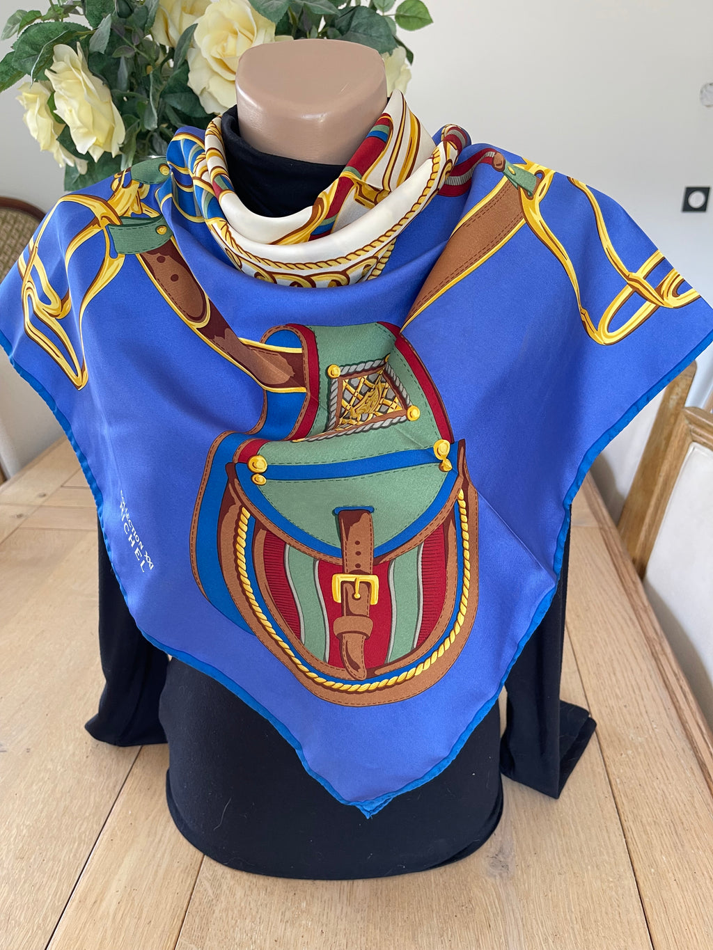 RICHEL carré foulard scarf schal sjaal seide silk soie