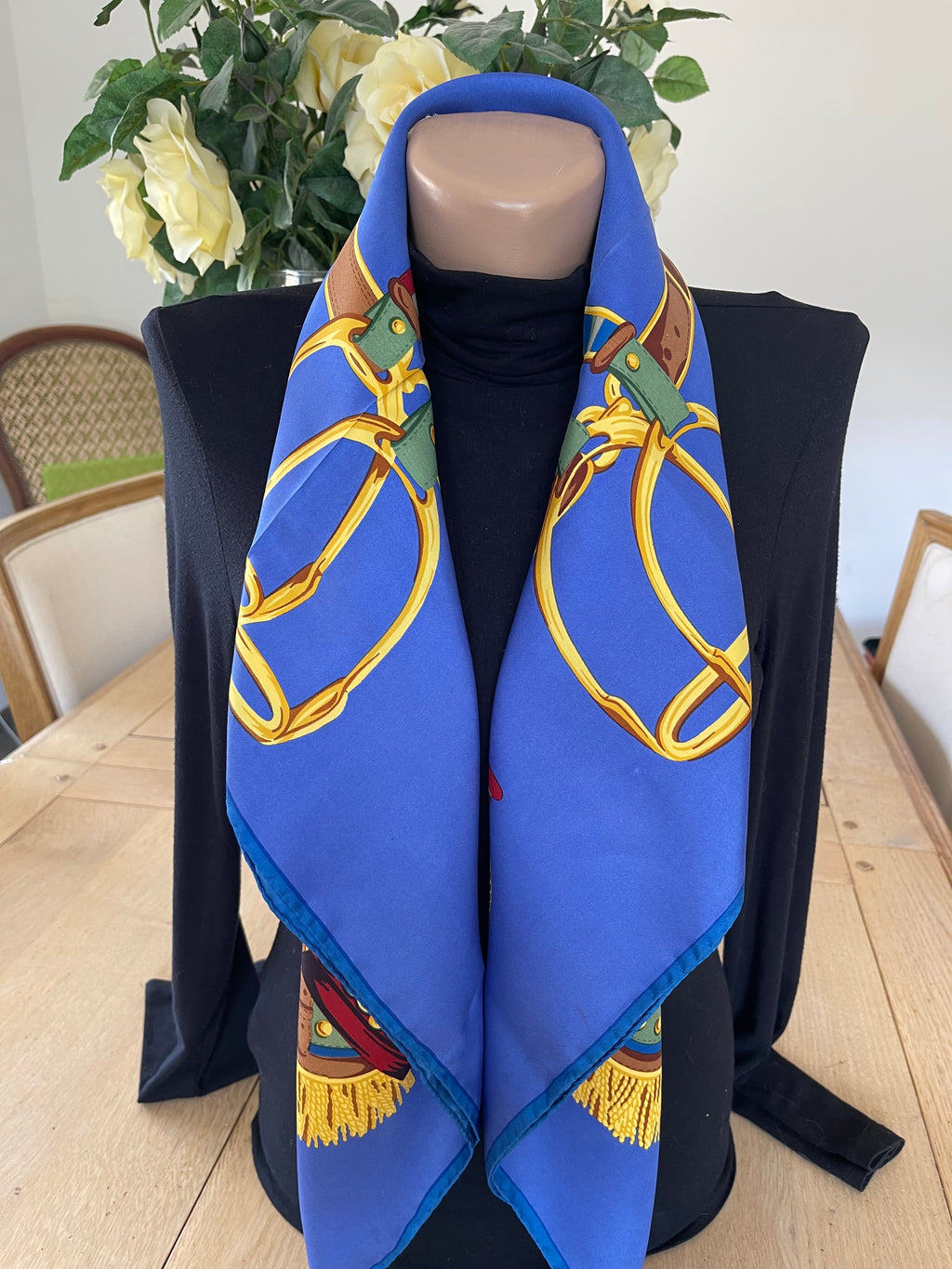 RICHEL carré foulard scarf schal sjaal seide silk soie