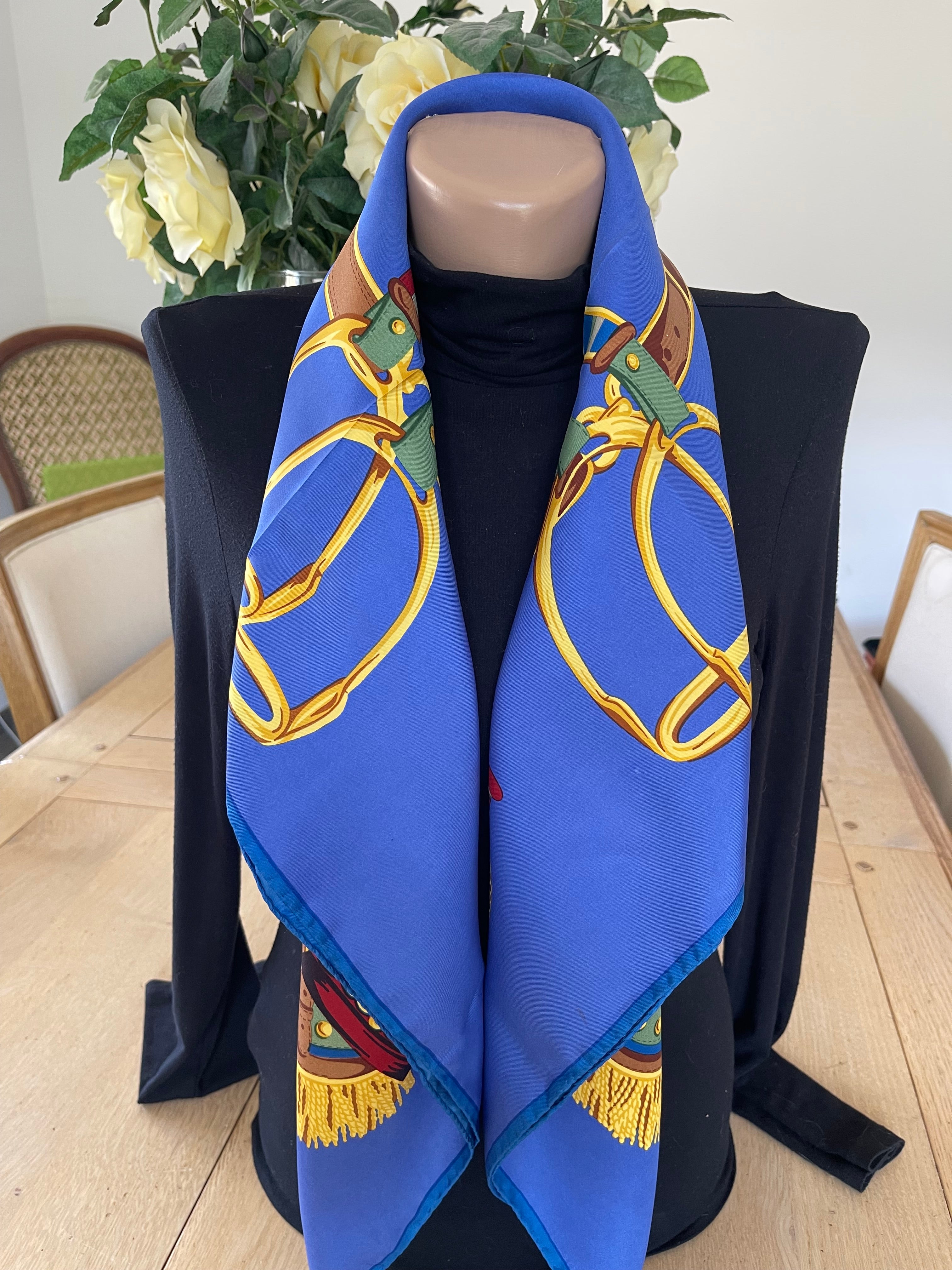 RICHEL carré foulard scarf schal sjaal seide silk soie