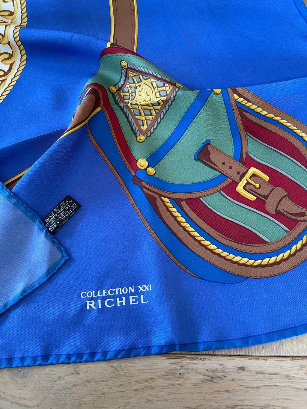 RICHEL carré foulard scarf schal sjaal seide silk soie
