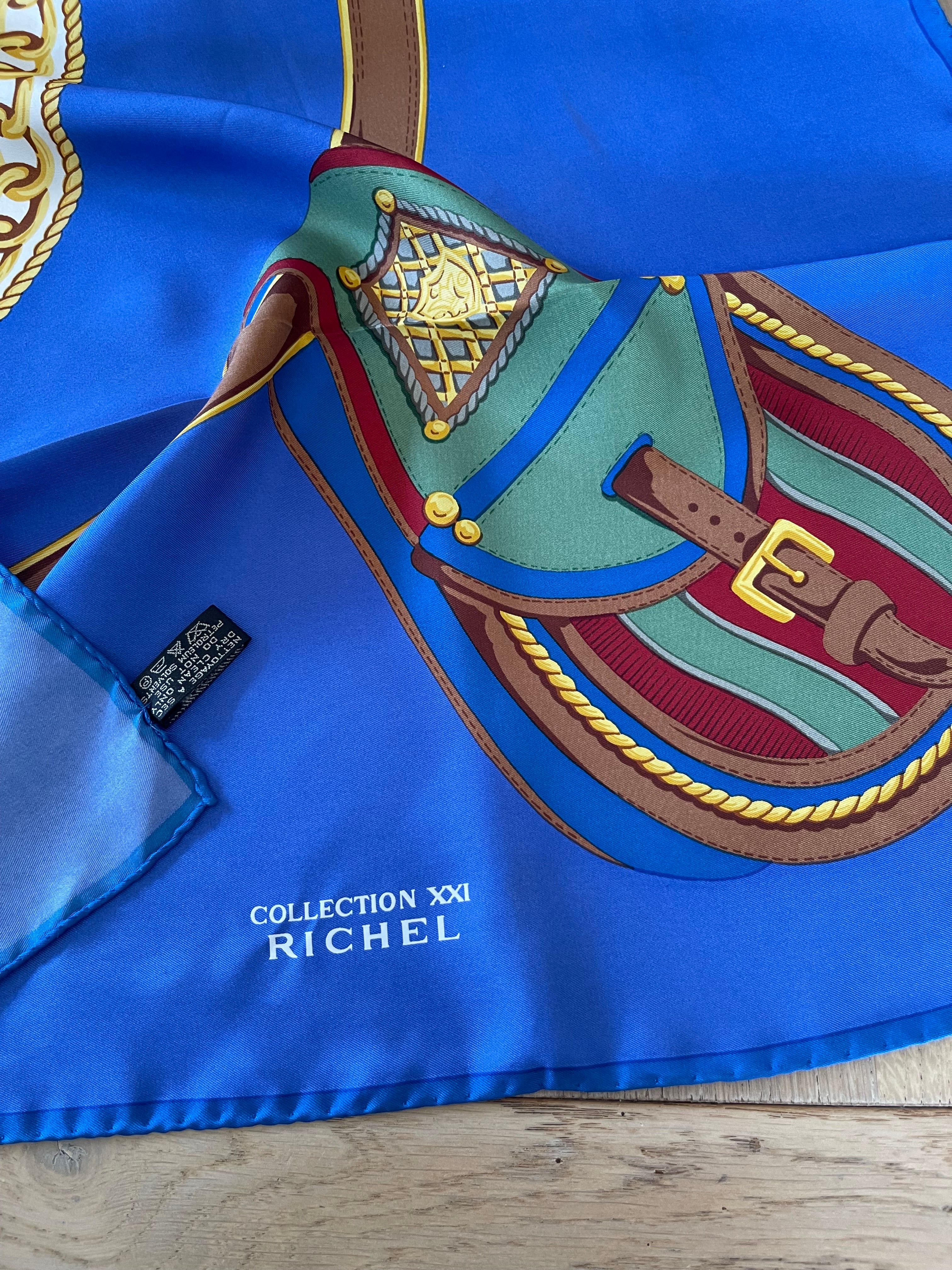 RICHEL carré foulard scarf schal sjaal seide silk soie