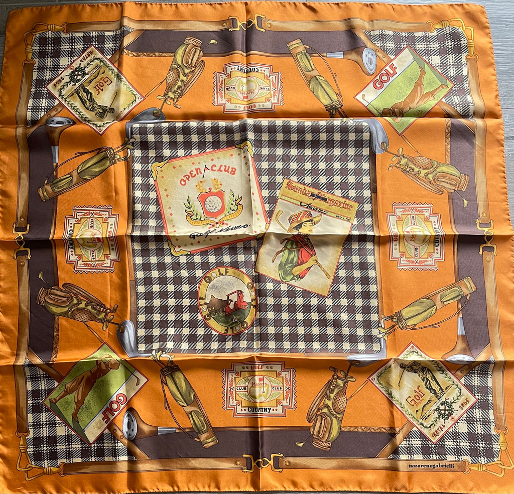 NAZARENOGABRIELLI carré foulard scarf schal sjaal seide silk soie