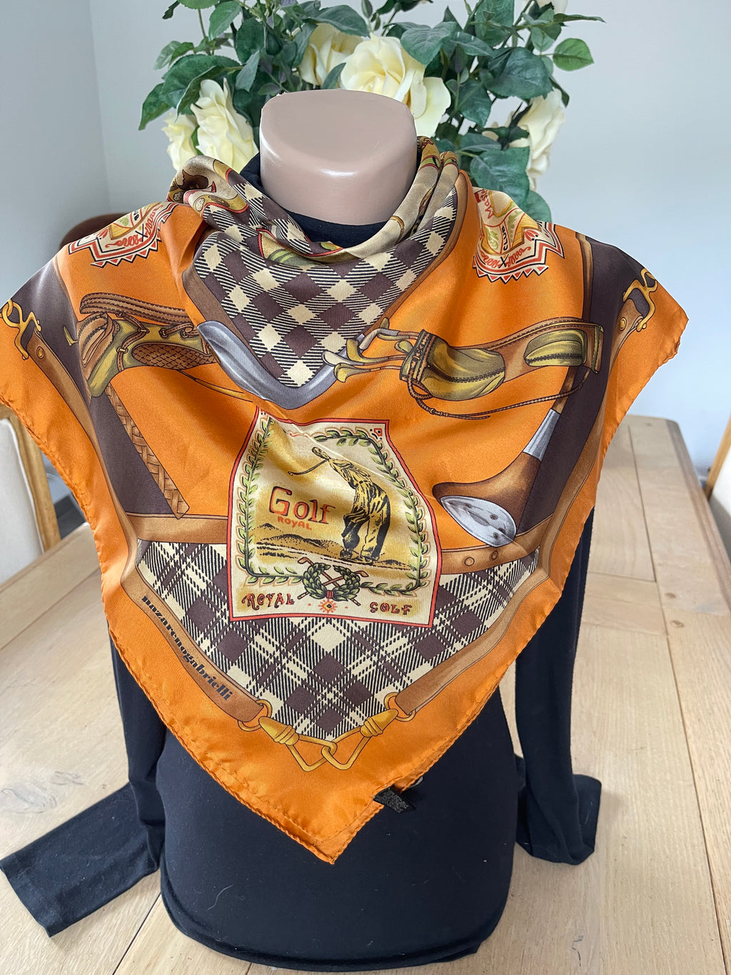 NAZARENOGABRIELLI carré foulard scarf schal sjaal seide silk soie