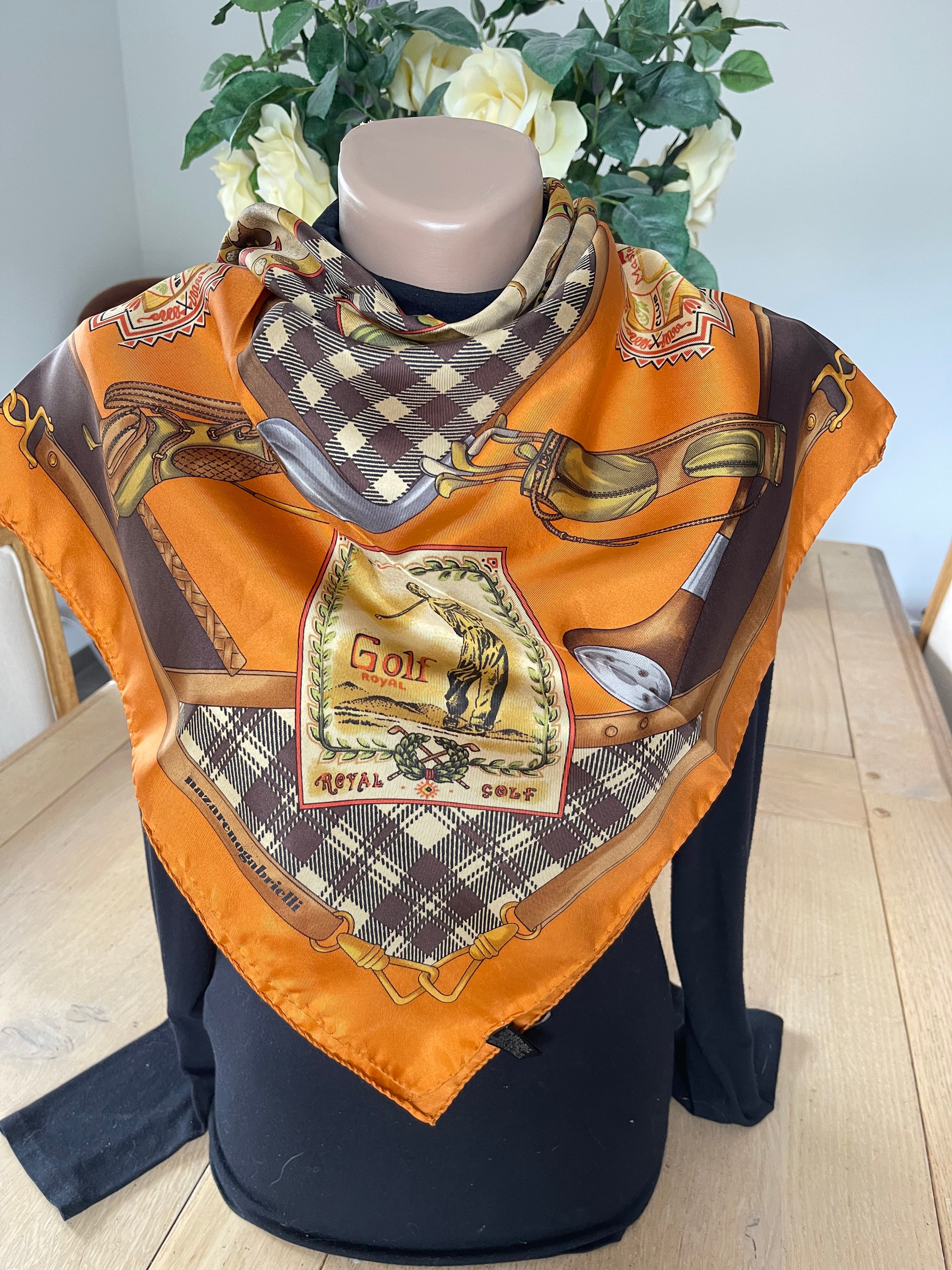 NAZARENOGABRIELLI carré foulard scarf schal sjaal seide silk soie