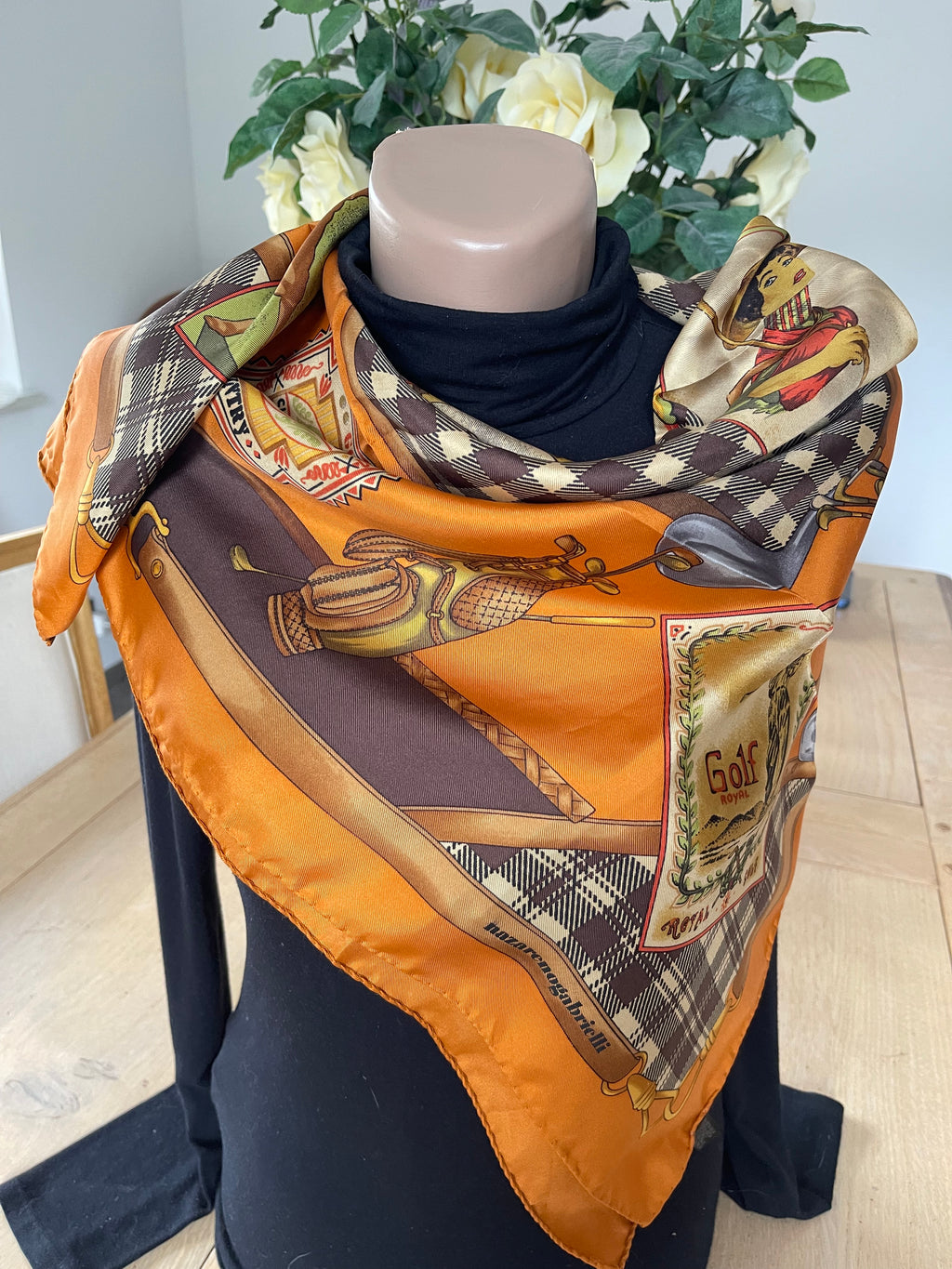 NAZARENOGABRIELLI carré foulard scarf schal sjaal seide silk soie