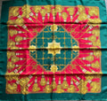 DANIEL LA FORET carré foulard scarf schal sjaal siede soie silk