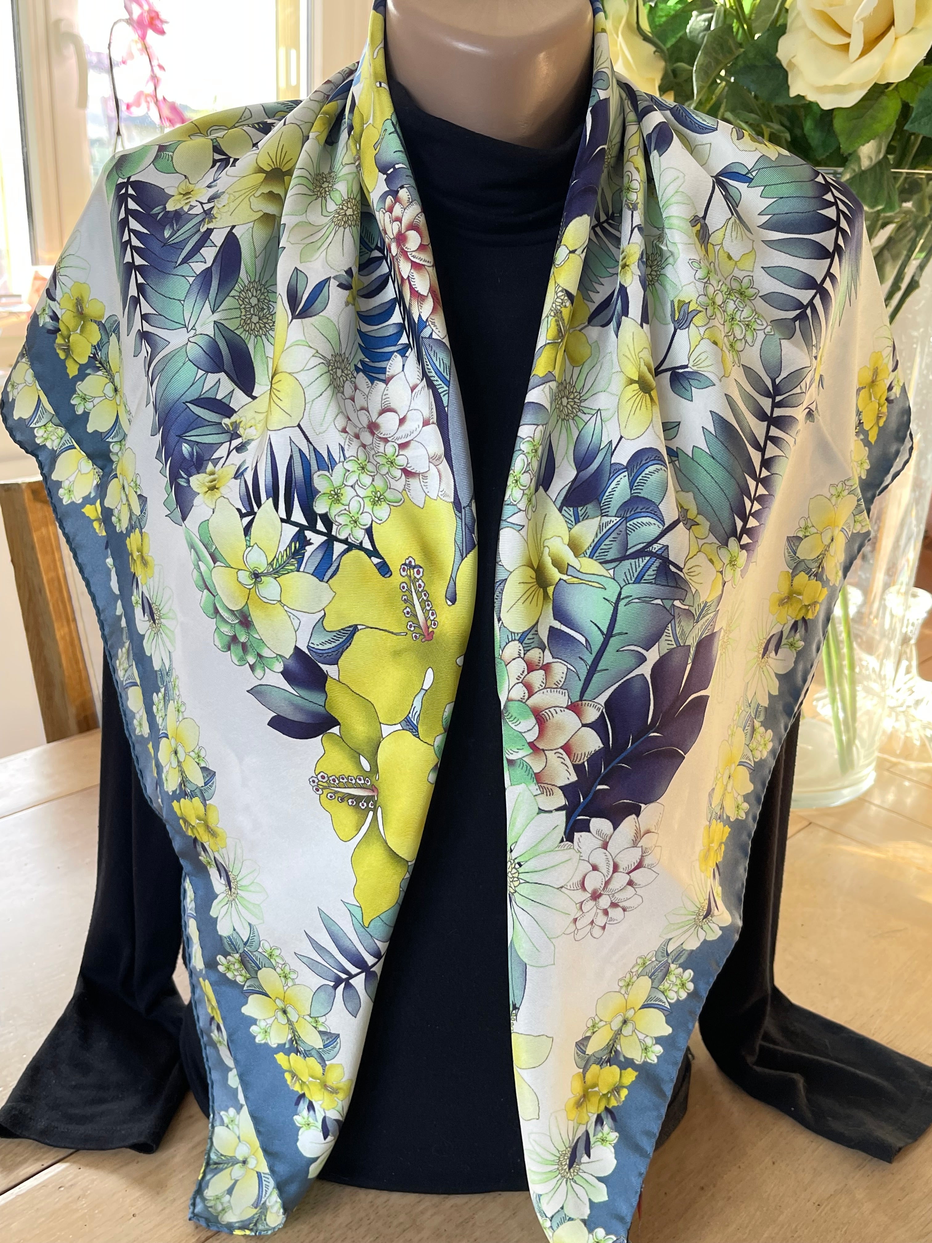 NAZARENOGABRIELLI carré foulard schal scarf sjaal seide silk soie