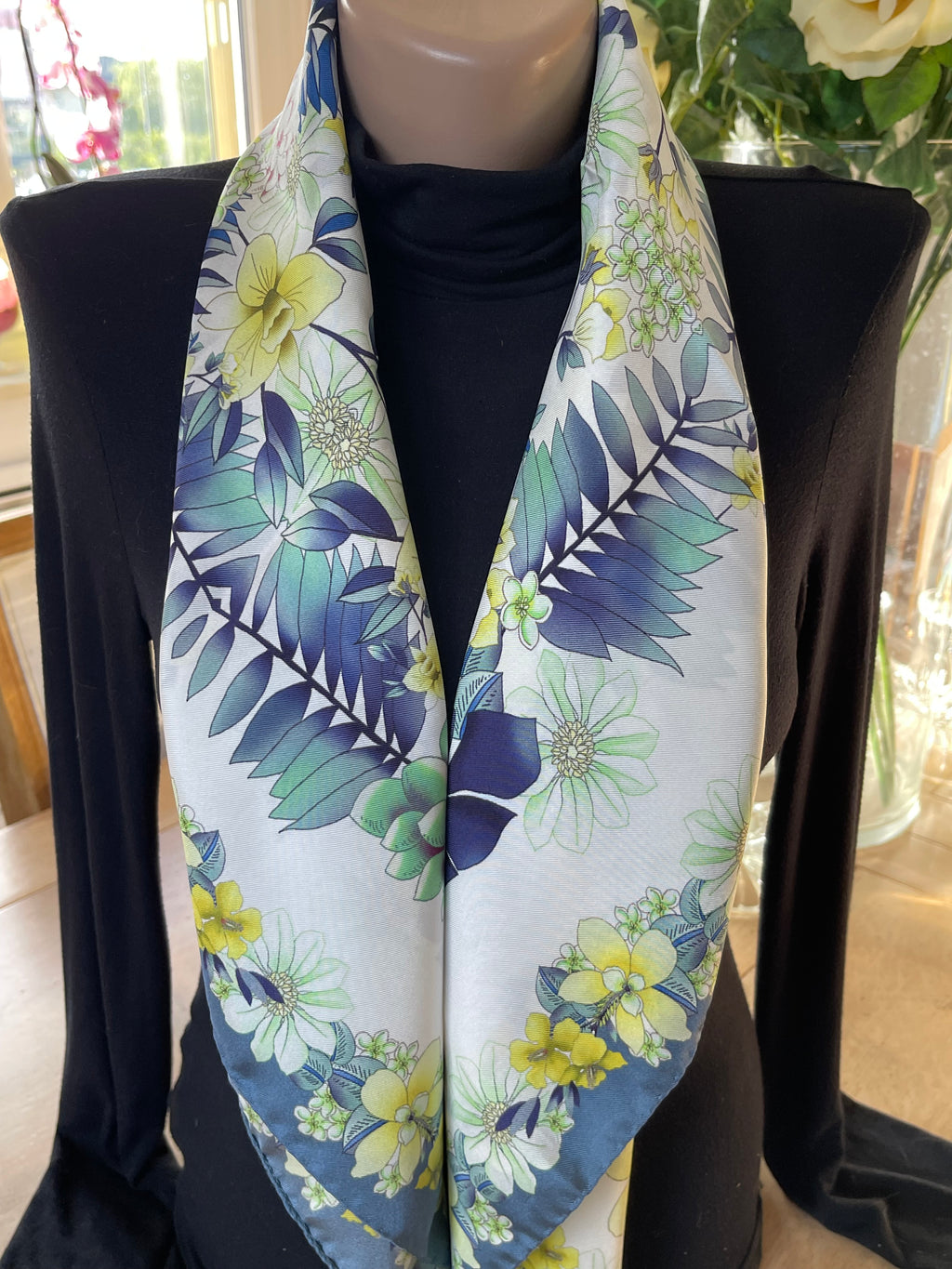 NAZARENOGABRIELLI carré foulard schal scarf sjaal seide silk soie