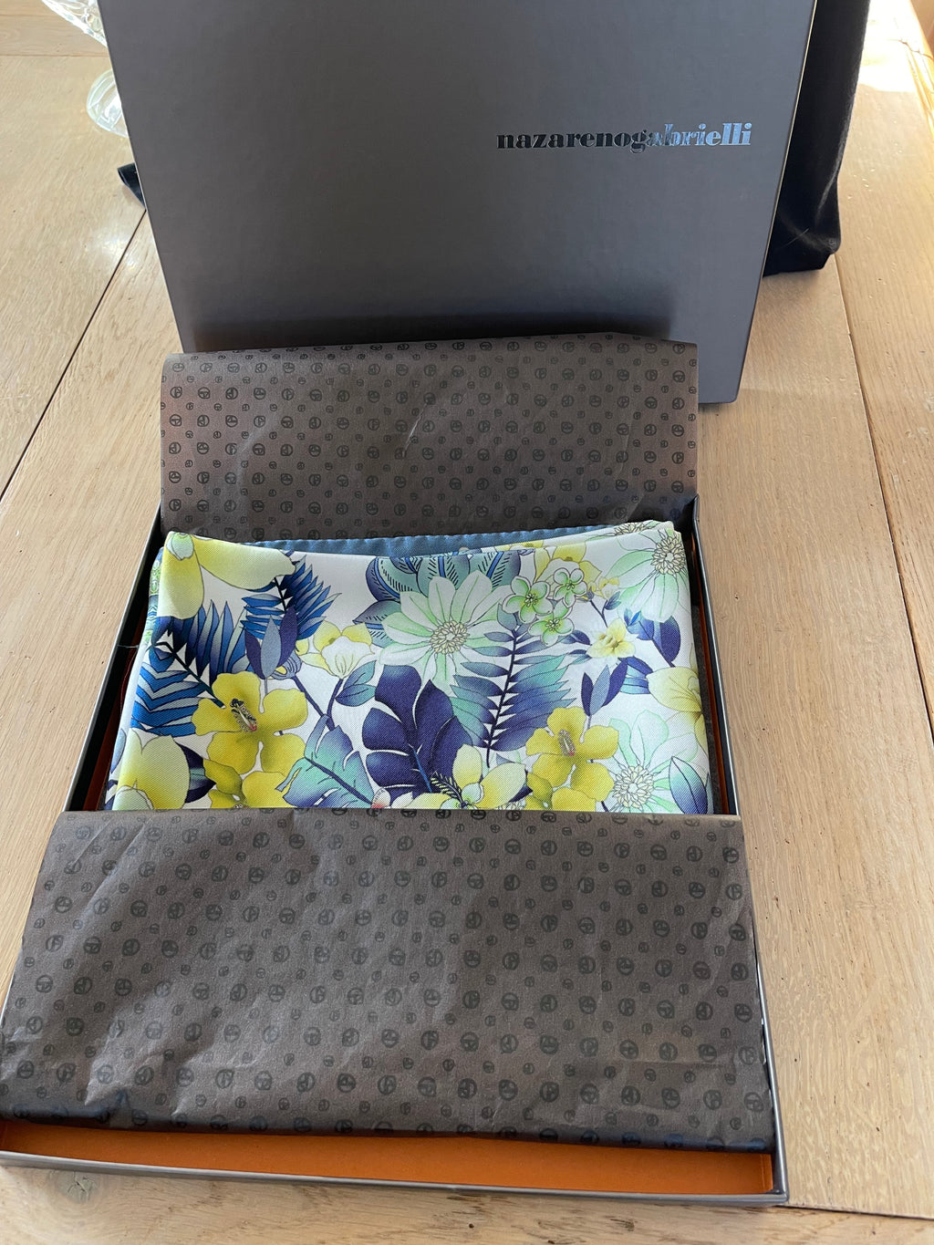 NAZARENOGABRIELLI carré foulard schal scarf sjaal seide silk soie