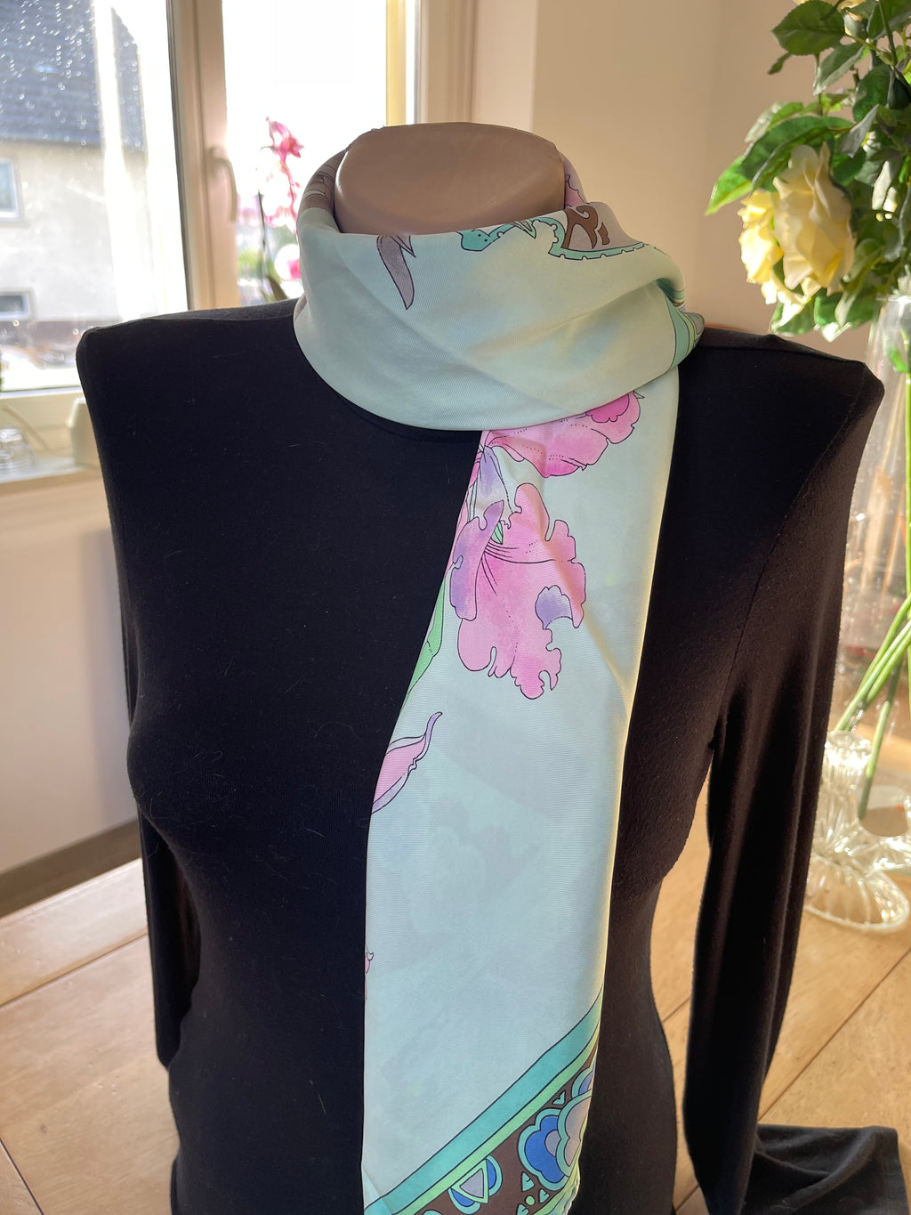Leonard carré foulard schal sjaal seide silk soie
