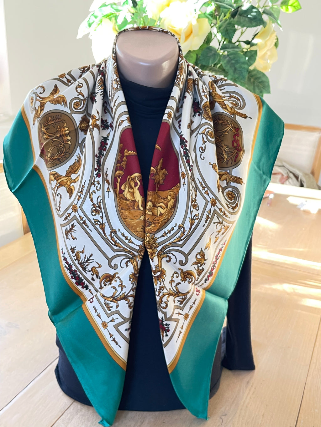 LANCEL carré foulard schal sjaal seide silk soie