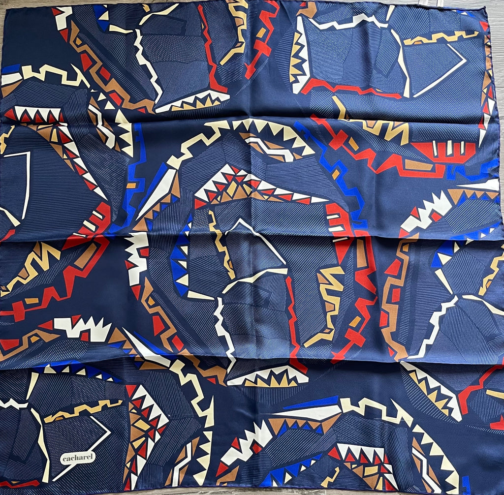 Cacharel carré foulard schal sjaal seide silk soie