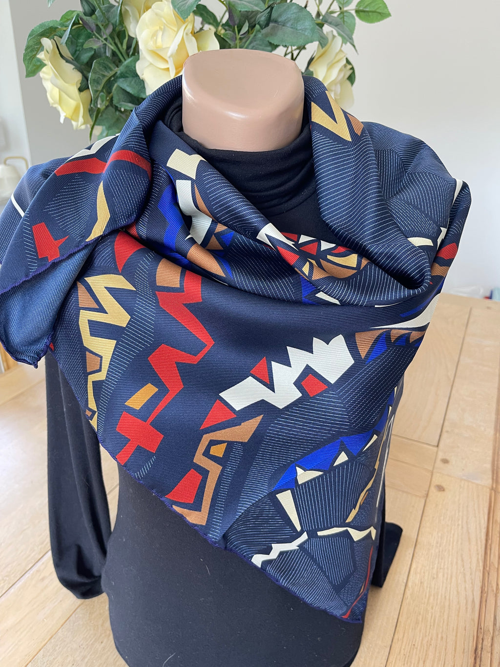 Cacharel carré foulard schal sjaal seide silk soie