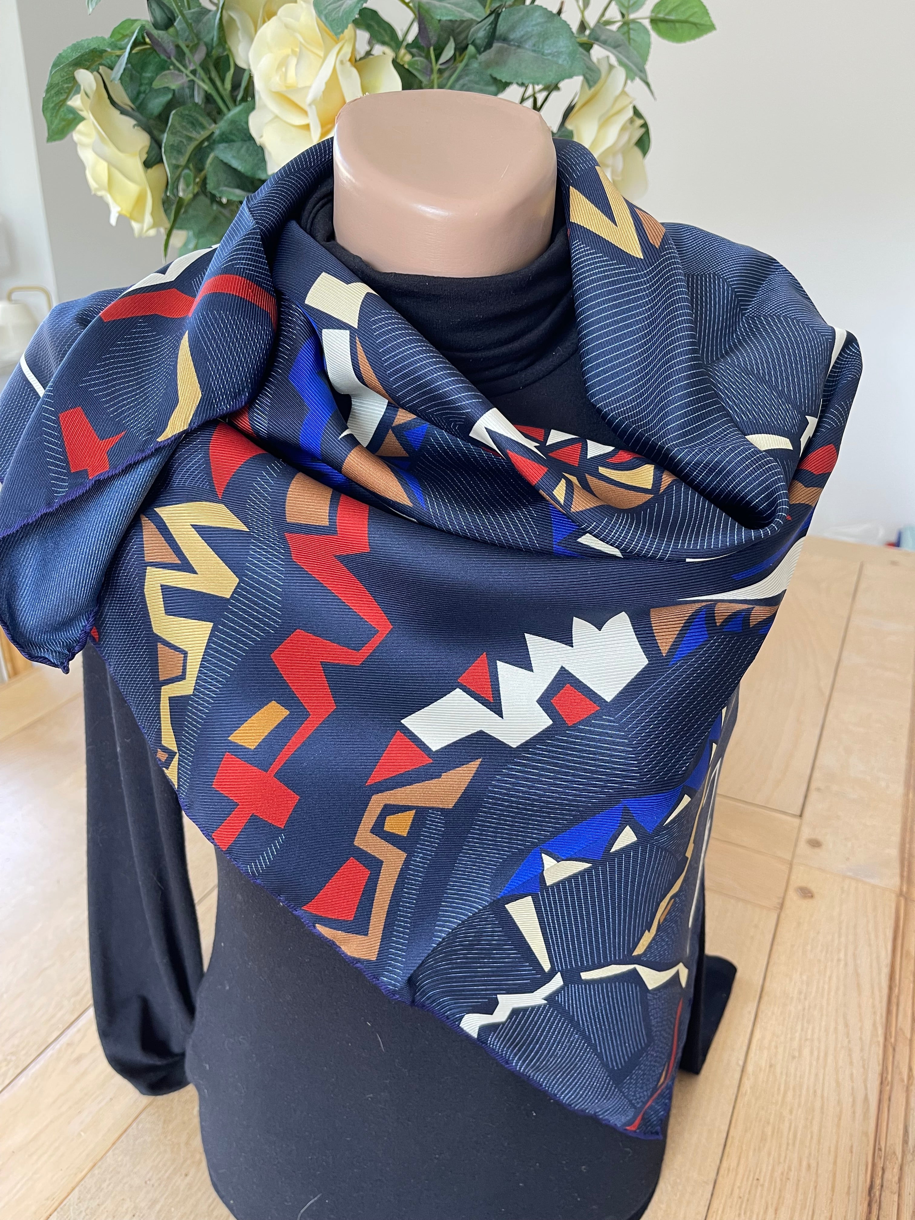 Cacharel carré foulard schal sjaal seide silk soie