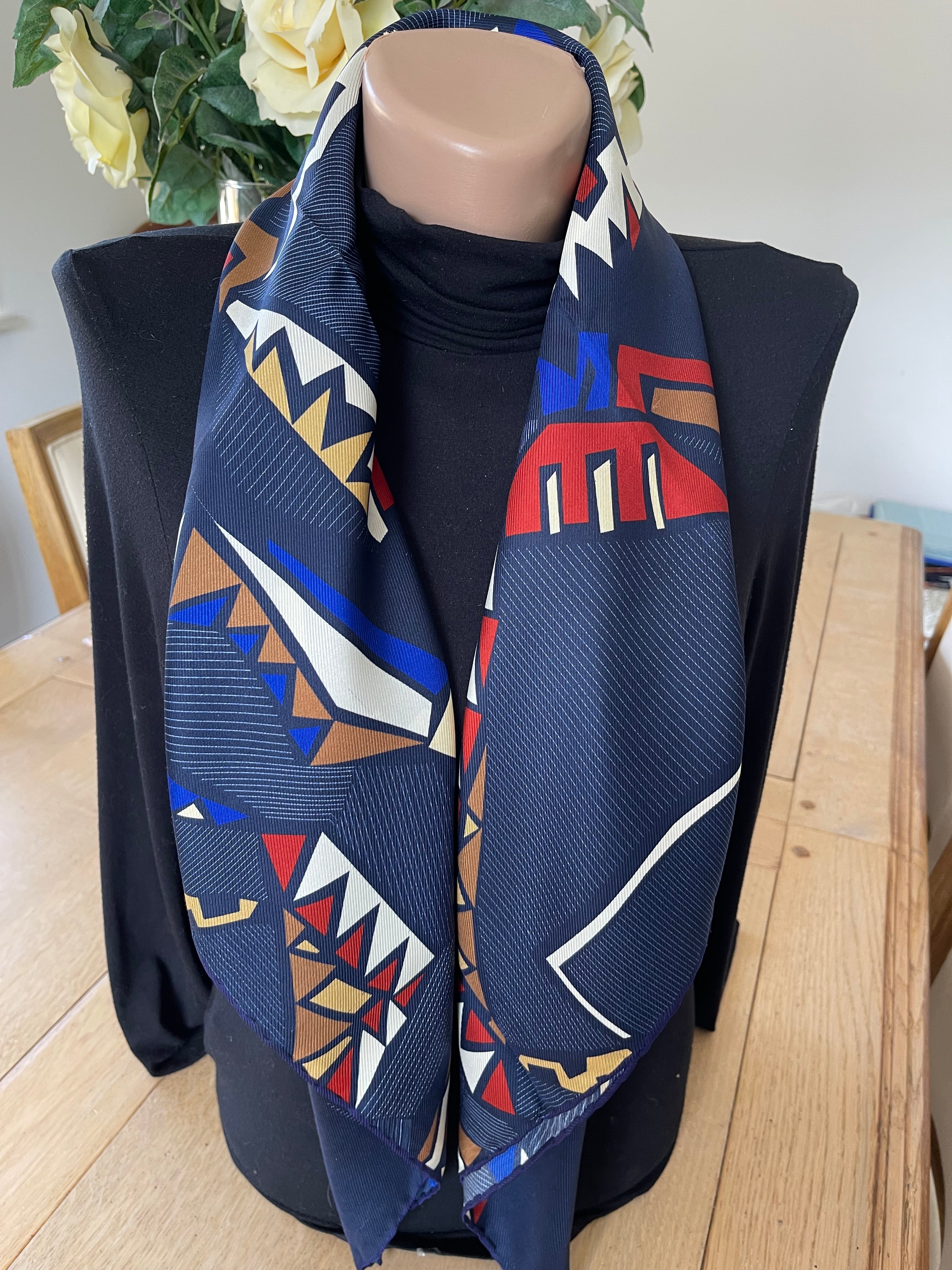 Cacharel carré foulard schal sjaal seide silk soie