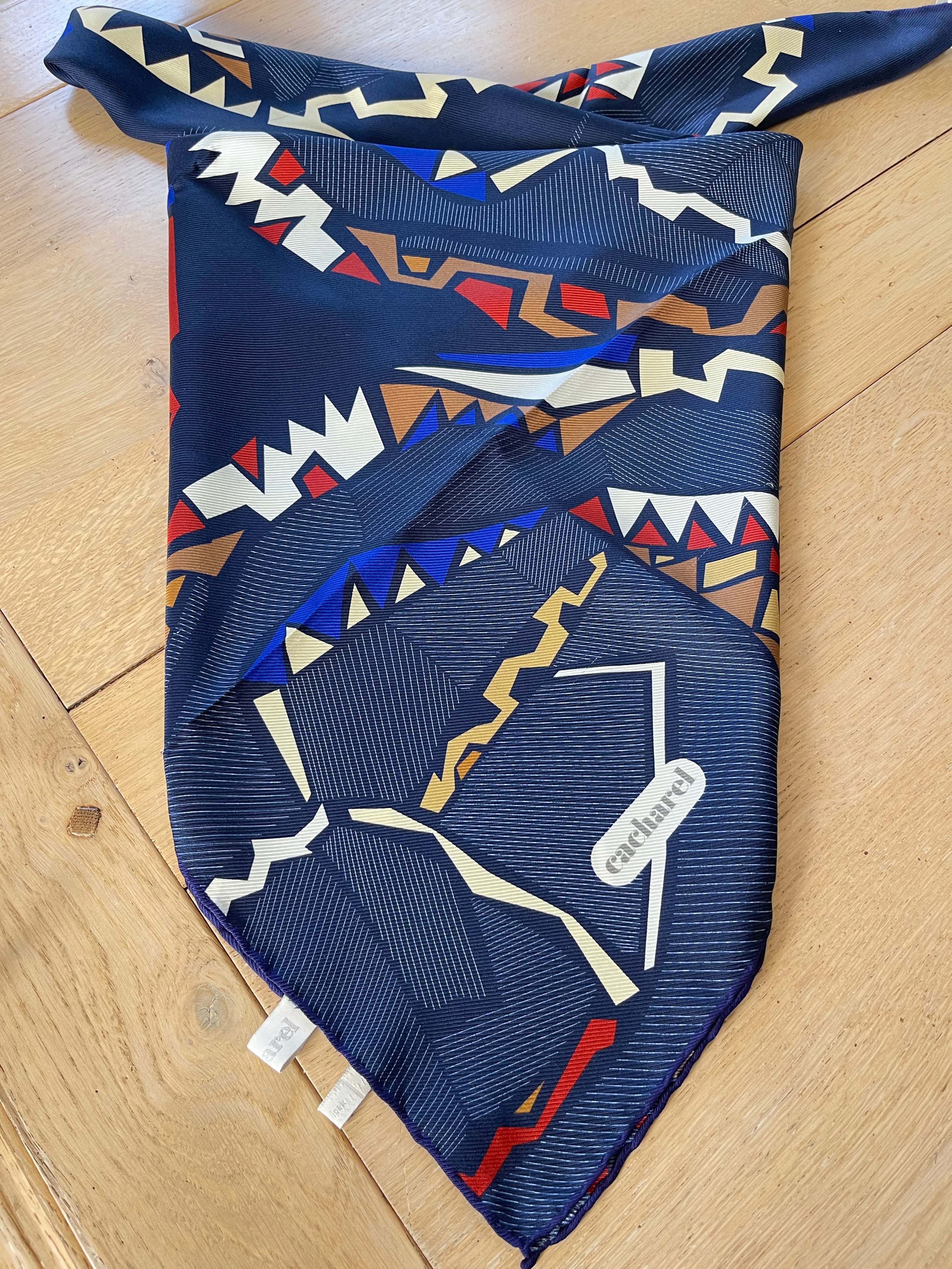 Cacharel carré foulard schal sjaal seide silk soie