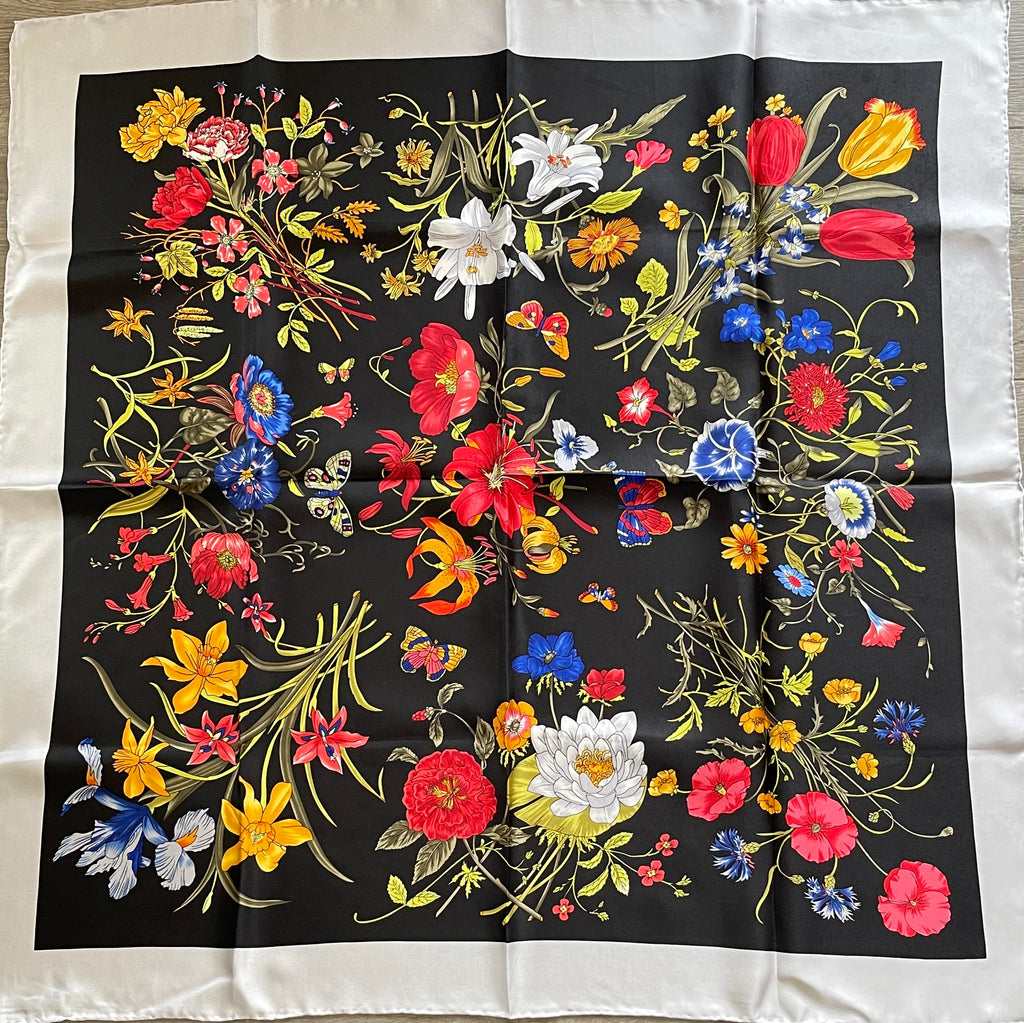 Trevisan carré foulard scarf seide silk soie
