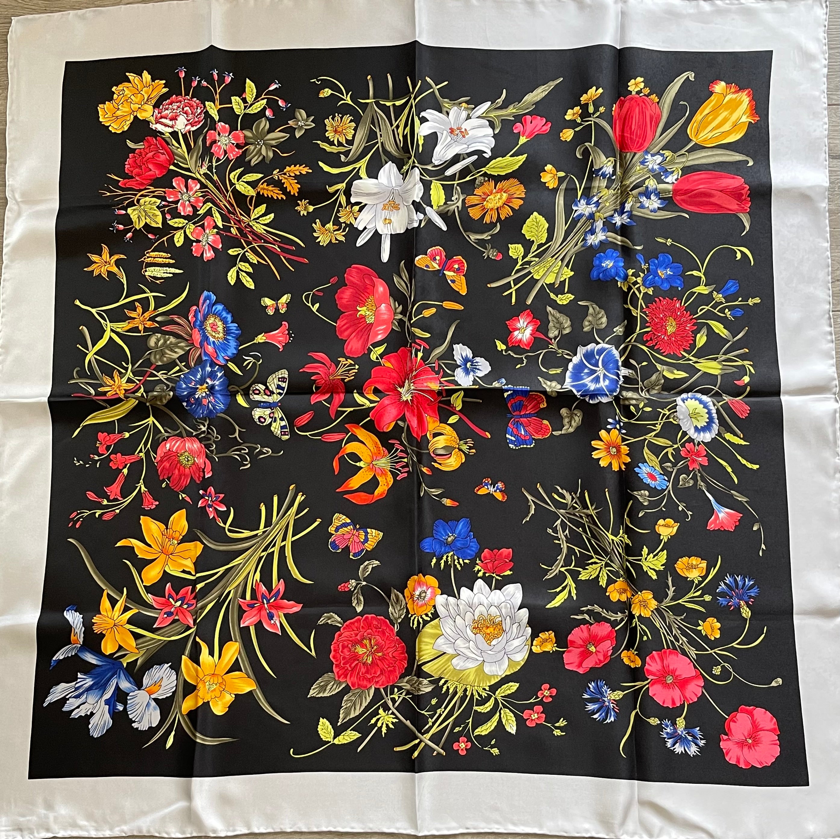 Trevisan carré foulard scarf seide silk soie