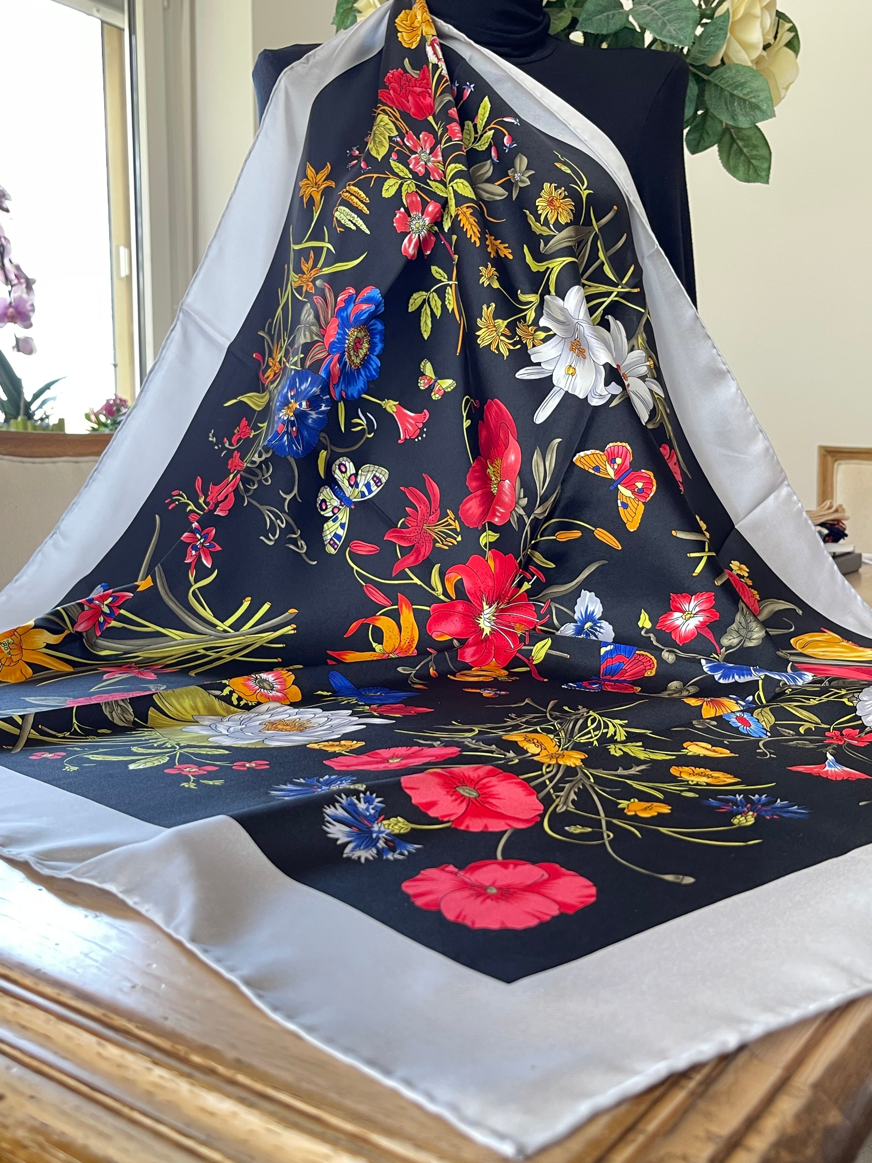 Trevisan carré foulard scarf seide silk soie