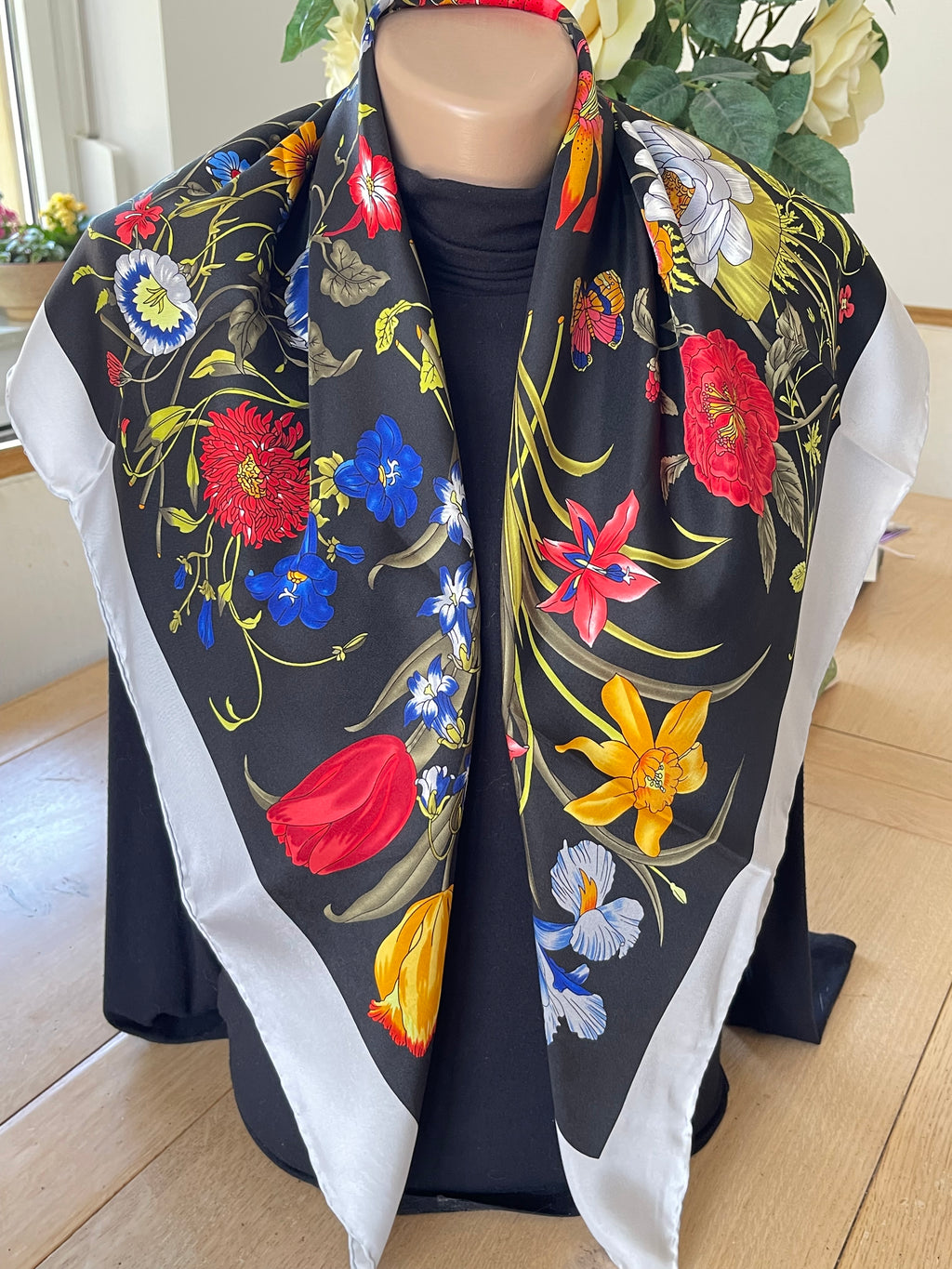 Trevisan carré foulard scarf seide silk soie