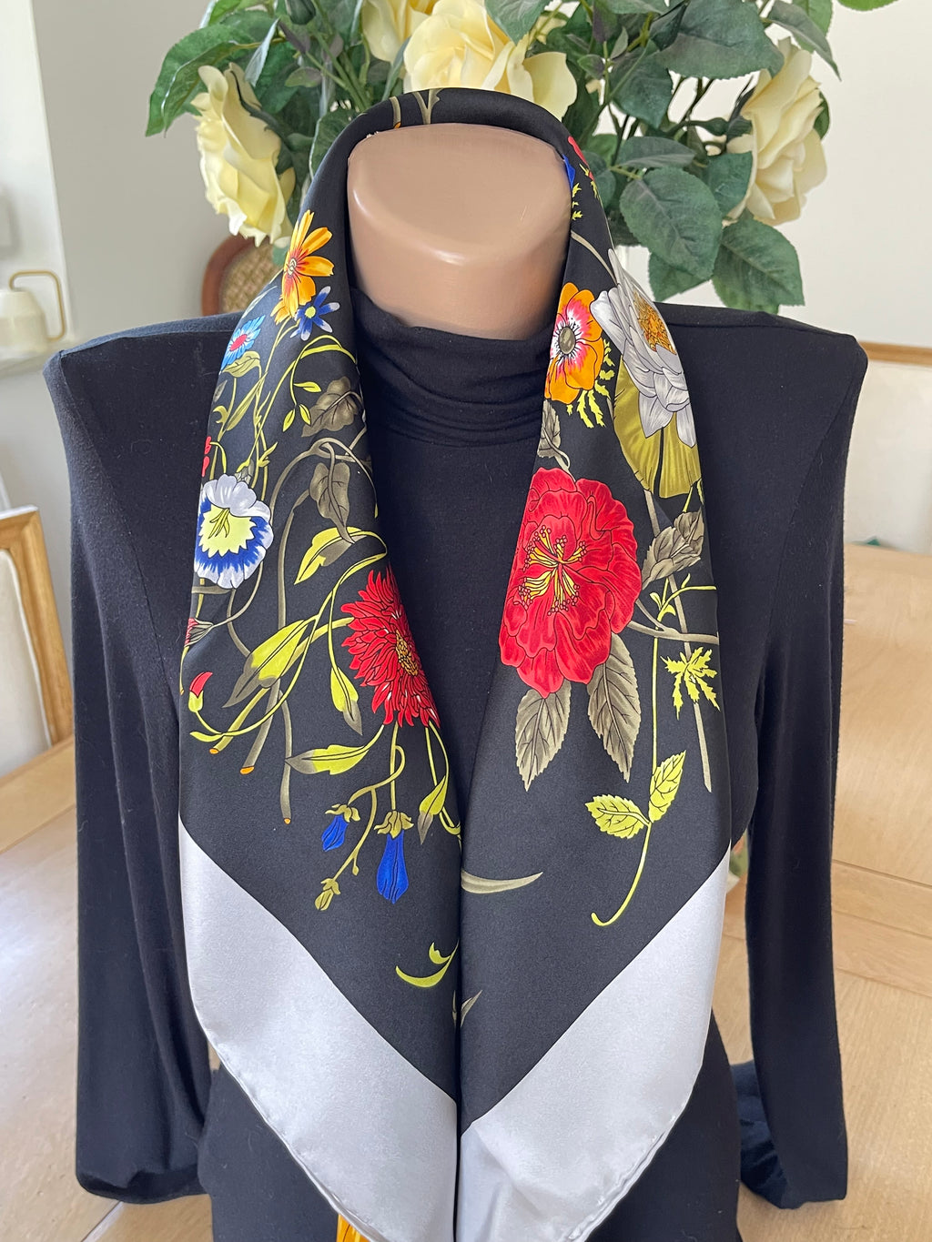 Trevisan carré foulard scarf seide silk soie