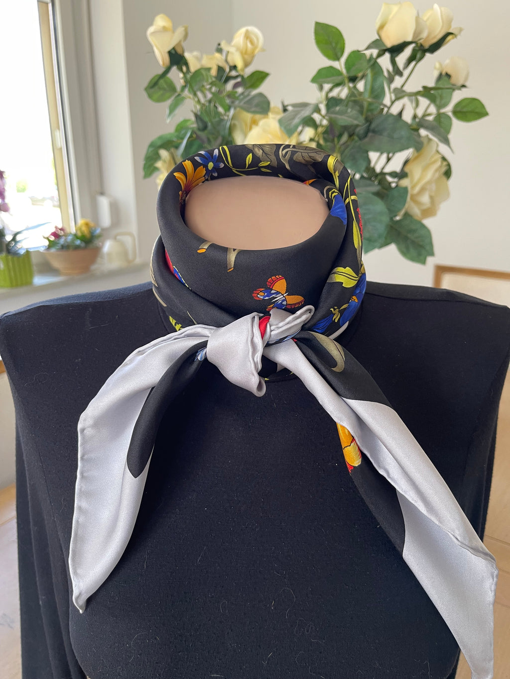 Trevisan carré foulard scarf seide silk soie