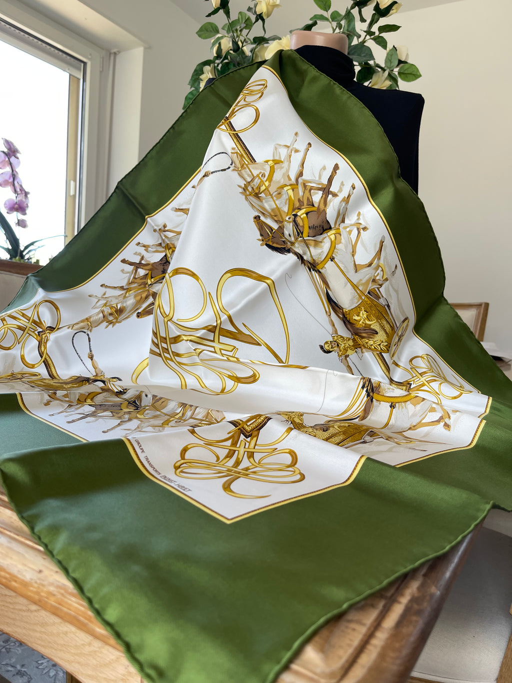 Pignat carré foulard schal sjaal scarf schal sjaal seide silk soie